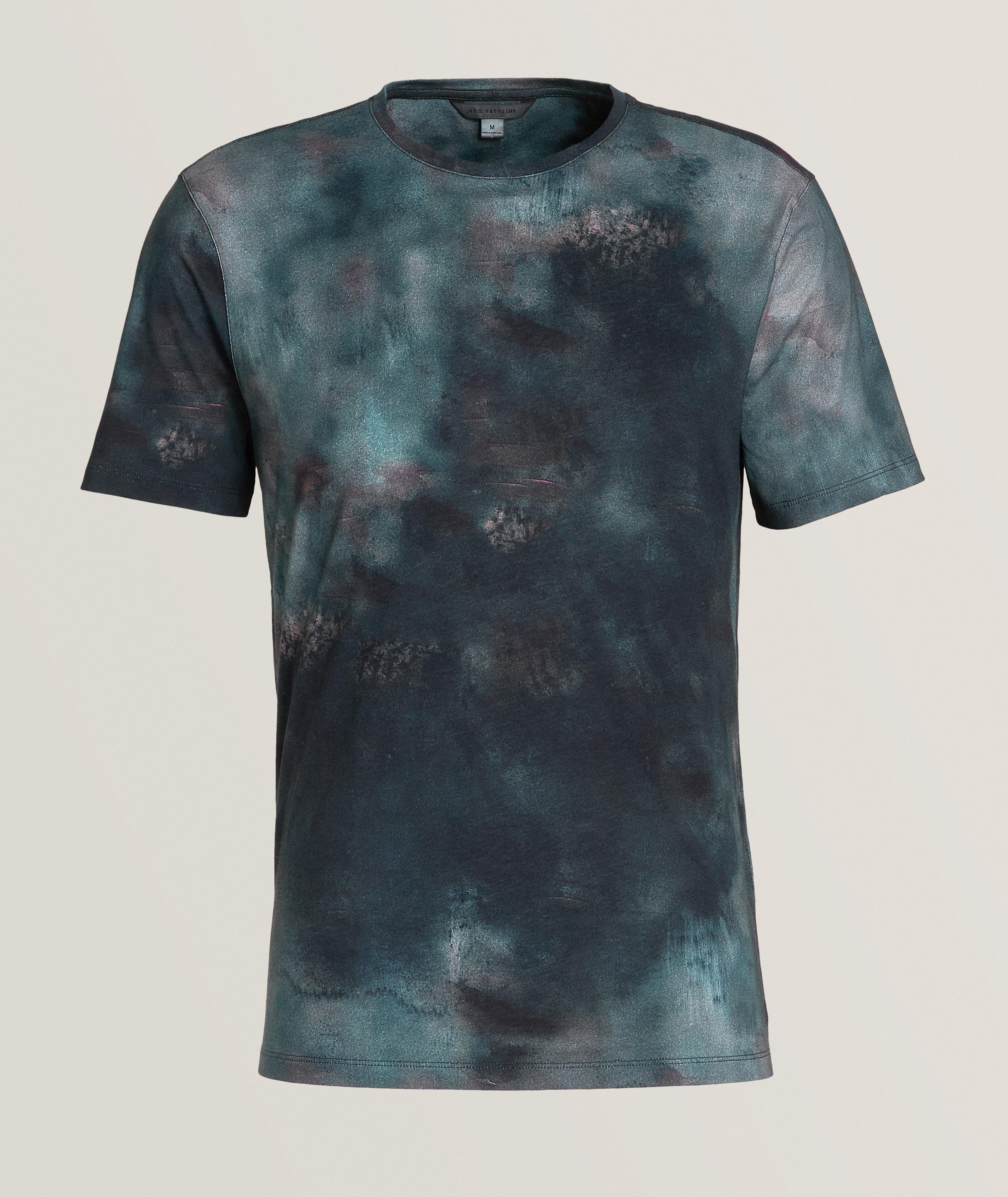Abstract Distressed T-Shirt