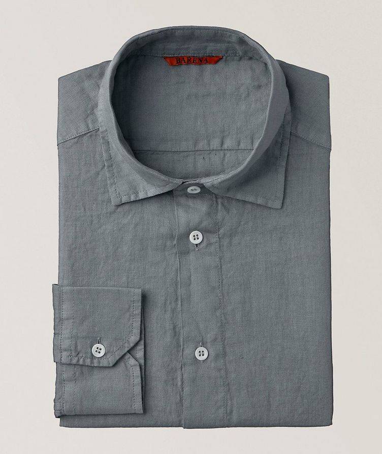 Textured Linen Sport Shirt image 0