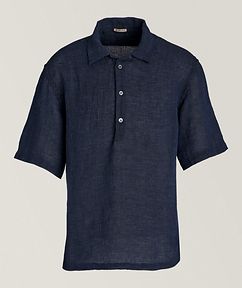 Barena Venezia Camicia Linen-Cotton Camp Shirt 