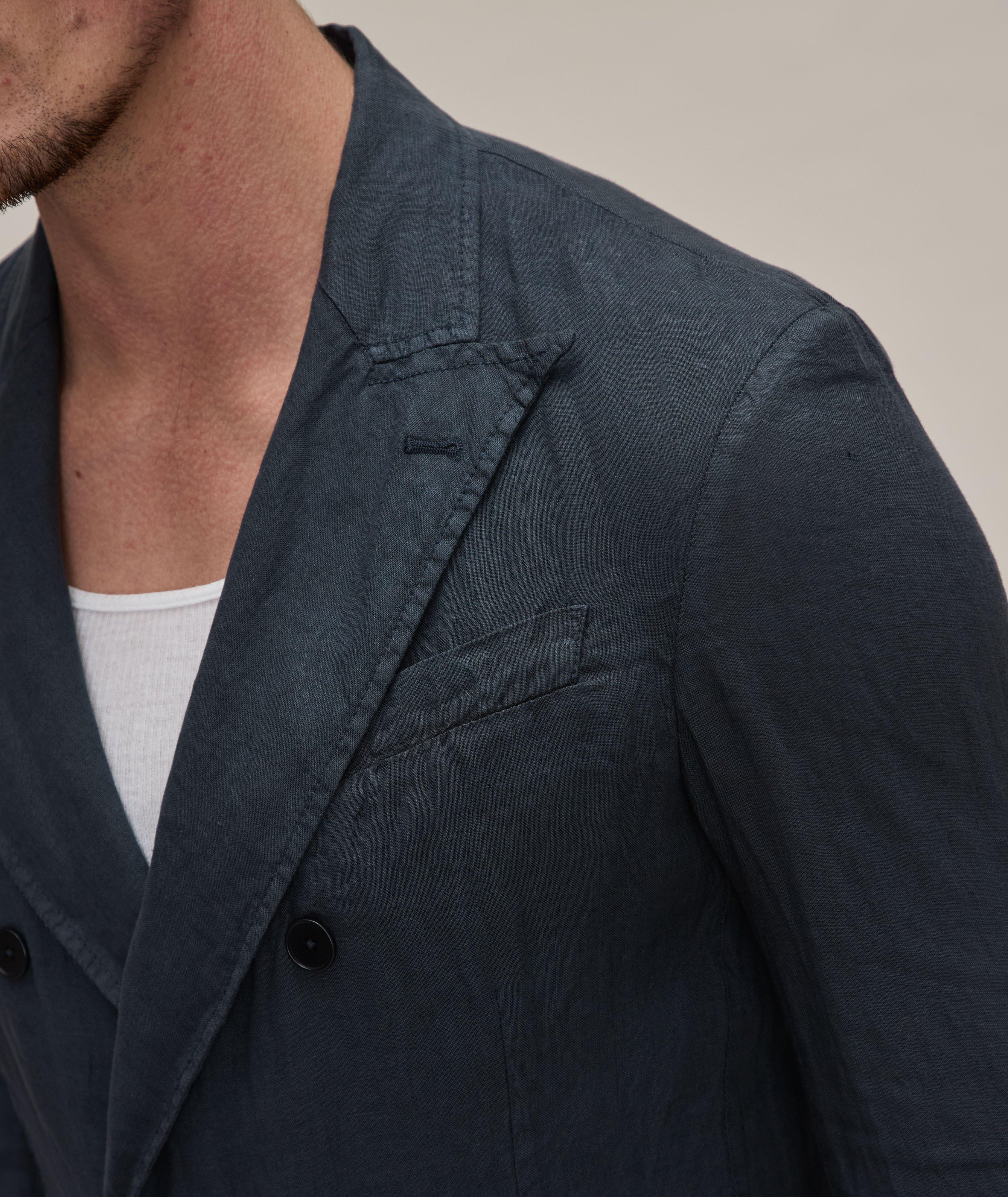 Double-Breasted Linen Sport Jacket image 3