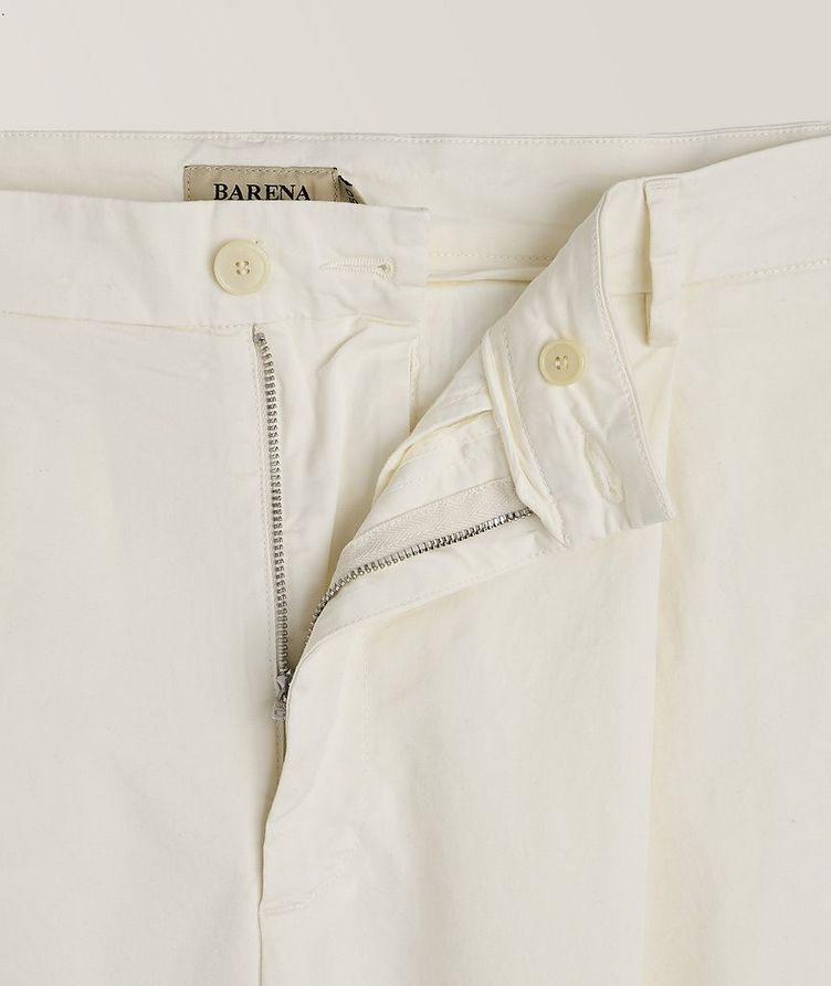 Pleated Cotton-Blend Pants image 1