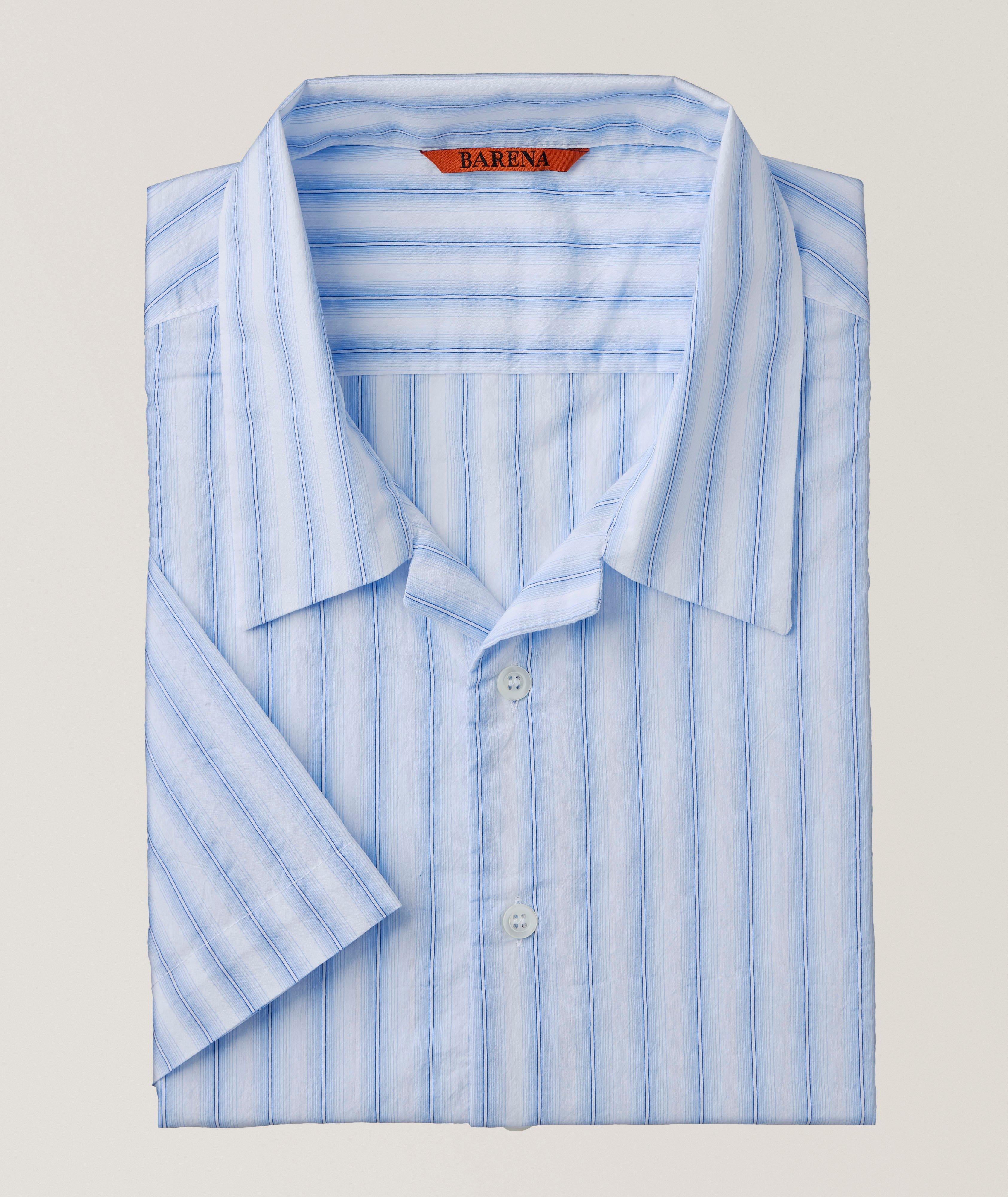 Mola Striped Cotton-Blend Sport Shirt
