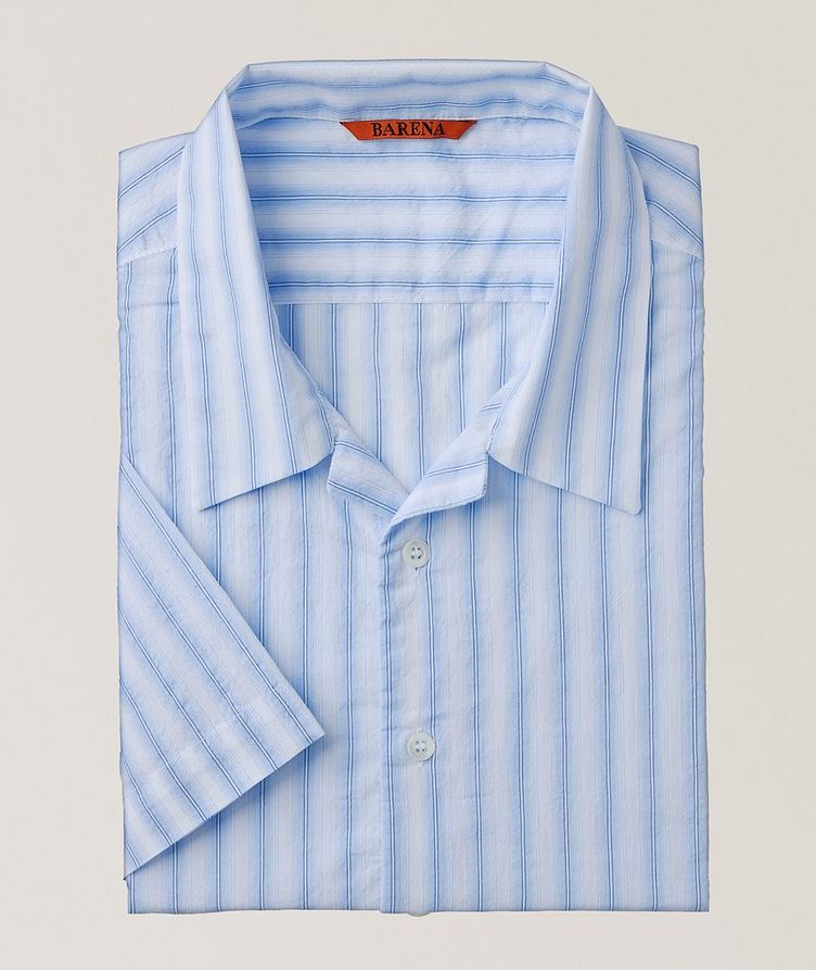 Mola Striped Cotton-Blend Sport Shirt image 0