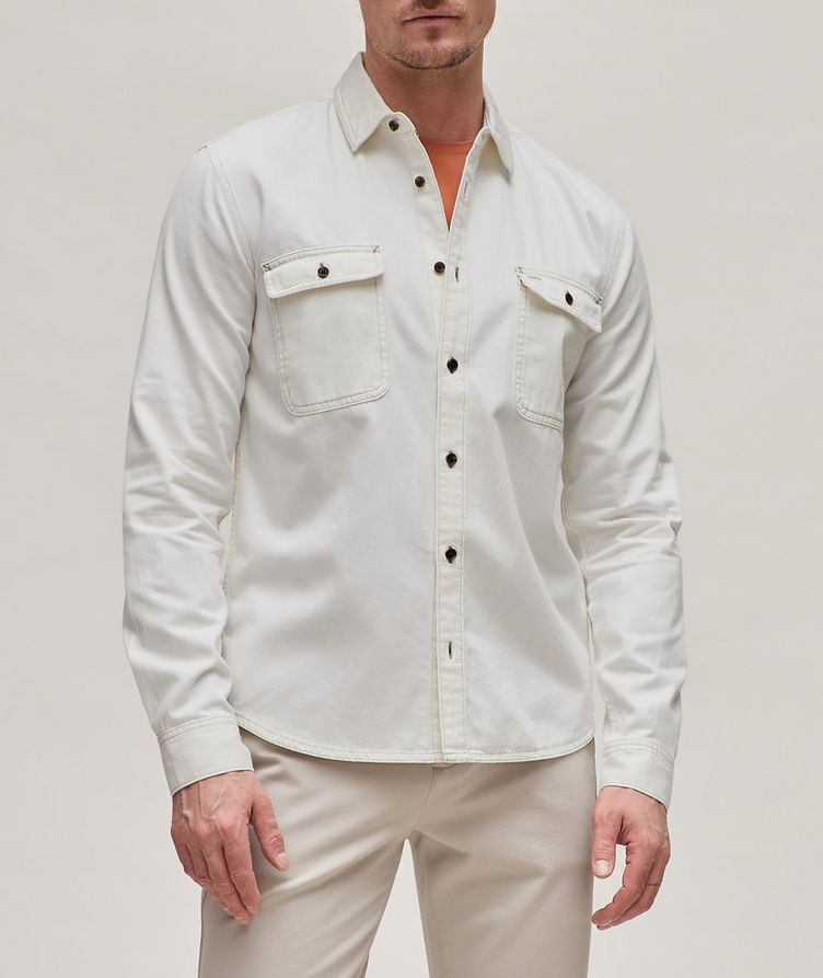 Martin Utilitarian Cotton-Modal Overshirt  image 1