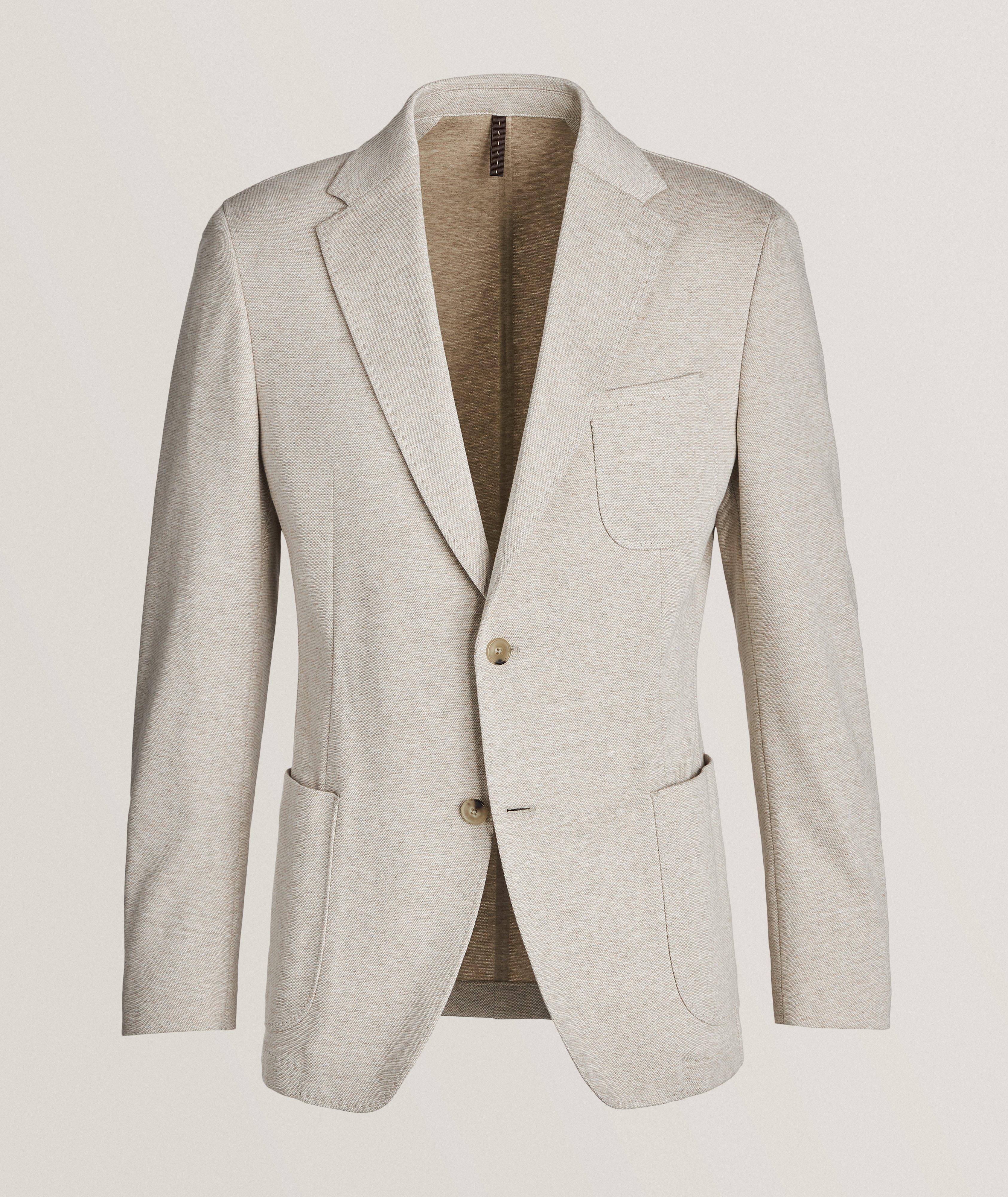 Maglia Textured Cotton-Blend Sport Jacket image 0