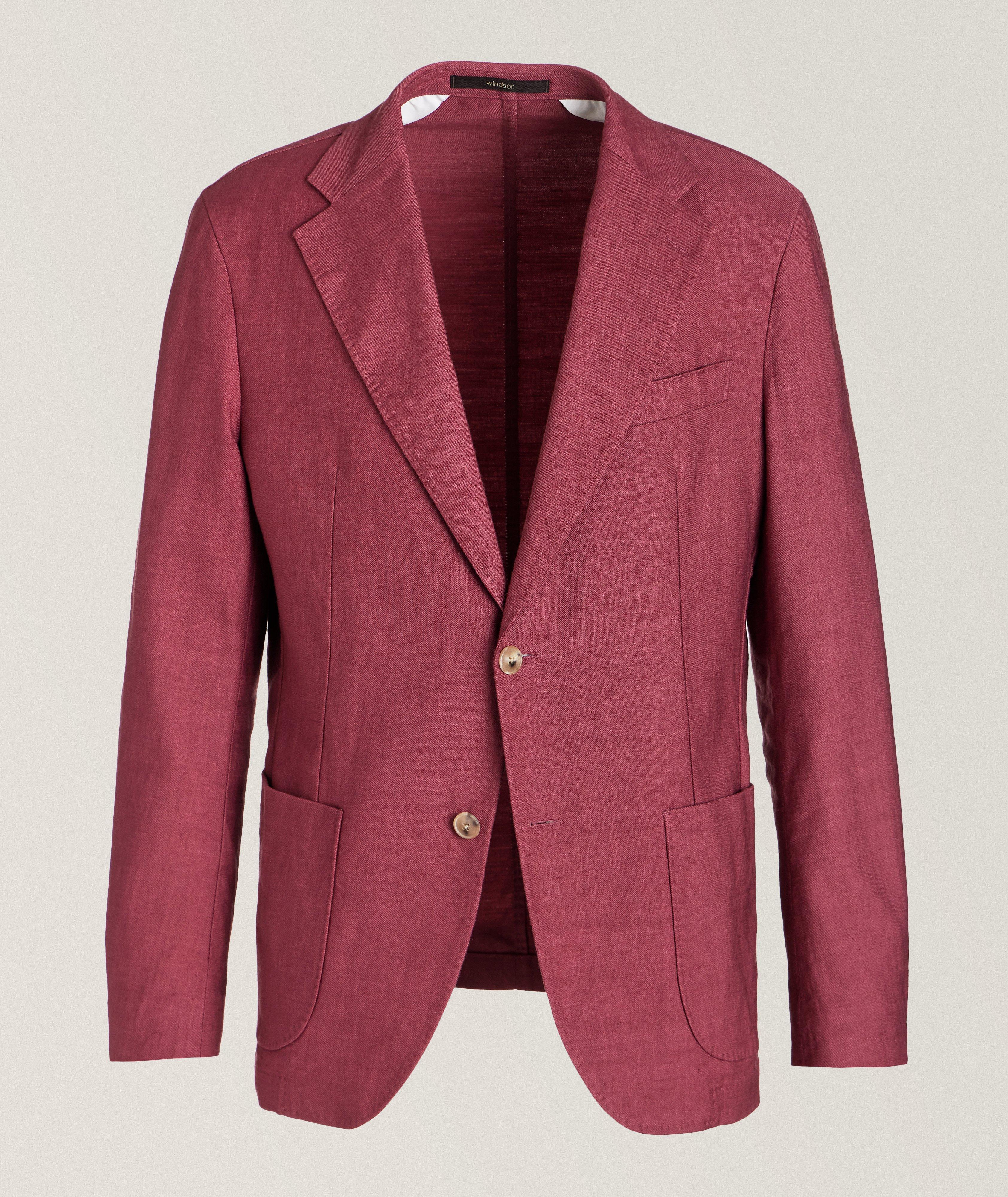 Windsor Stretch-Linen Blend Sport Jacket