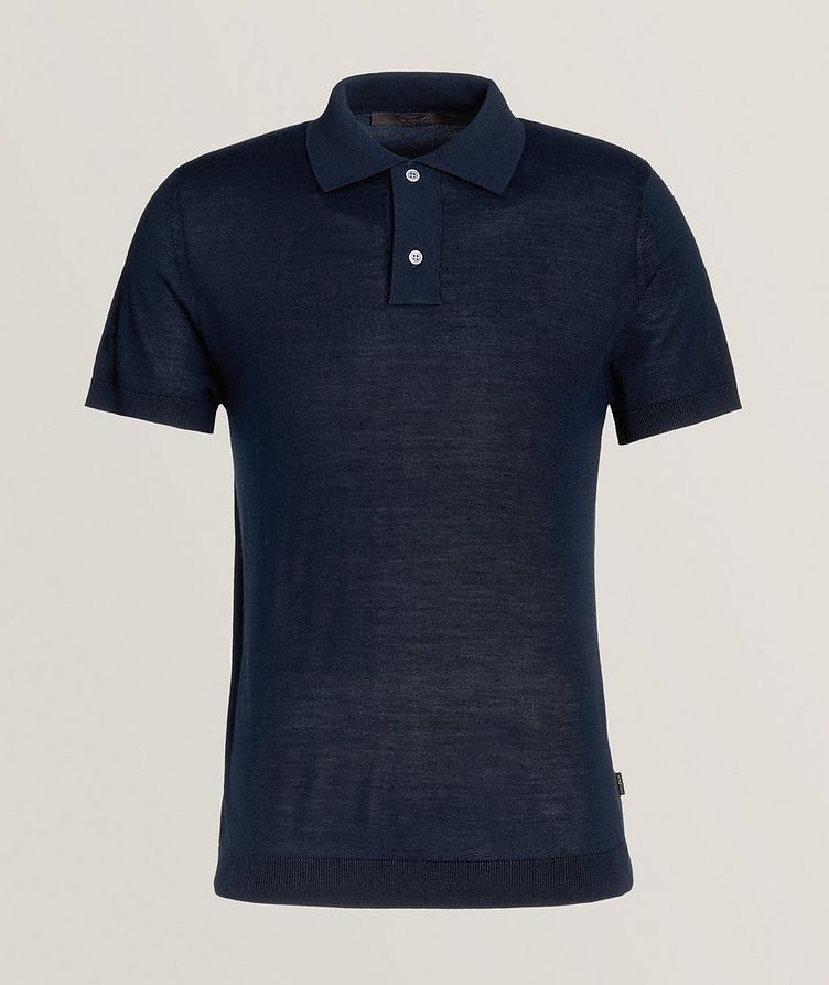 Wool, Silk and Cashmere Knitted Polo image 0