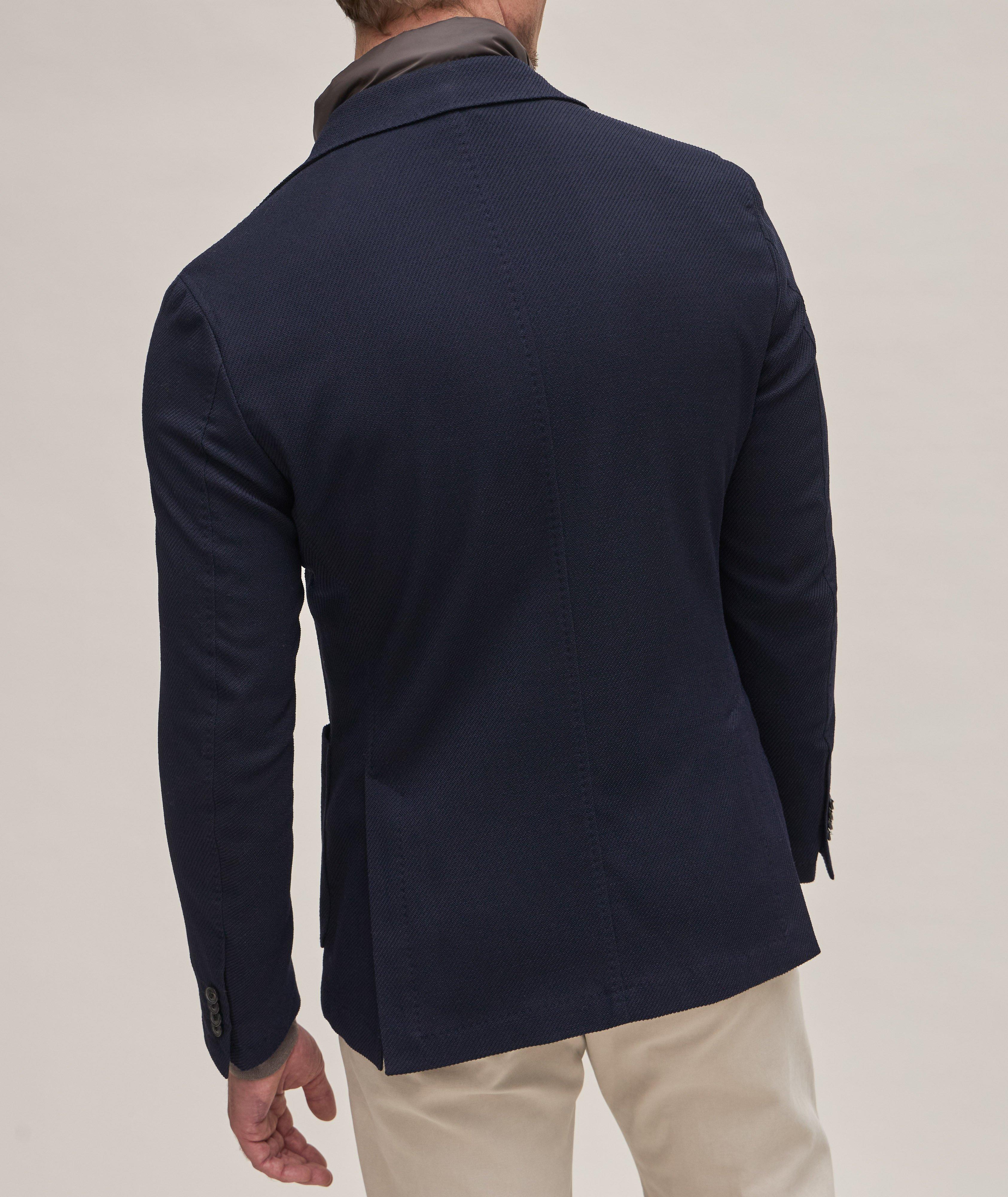Triest Textured Stretch Wool-Cotton Blend Sport Jacket image 2