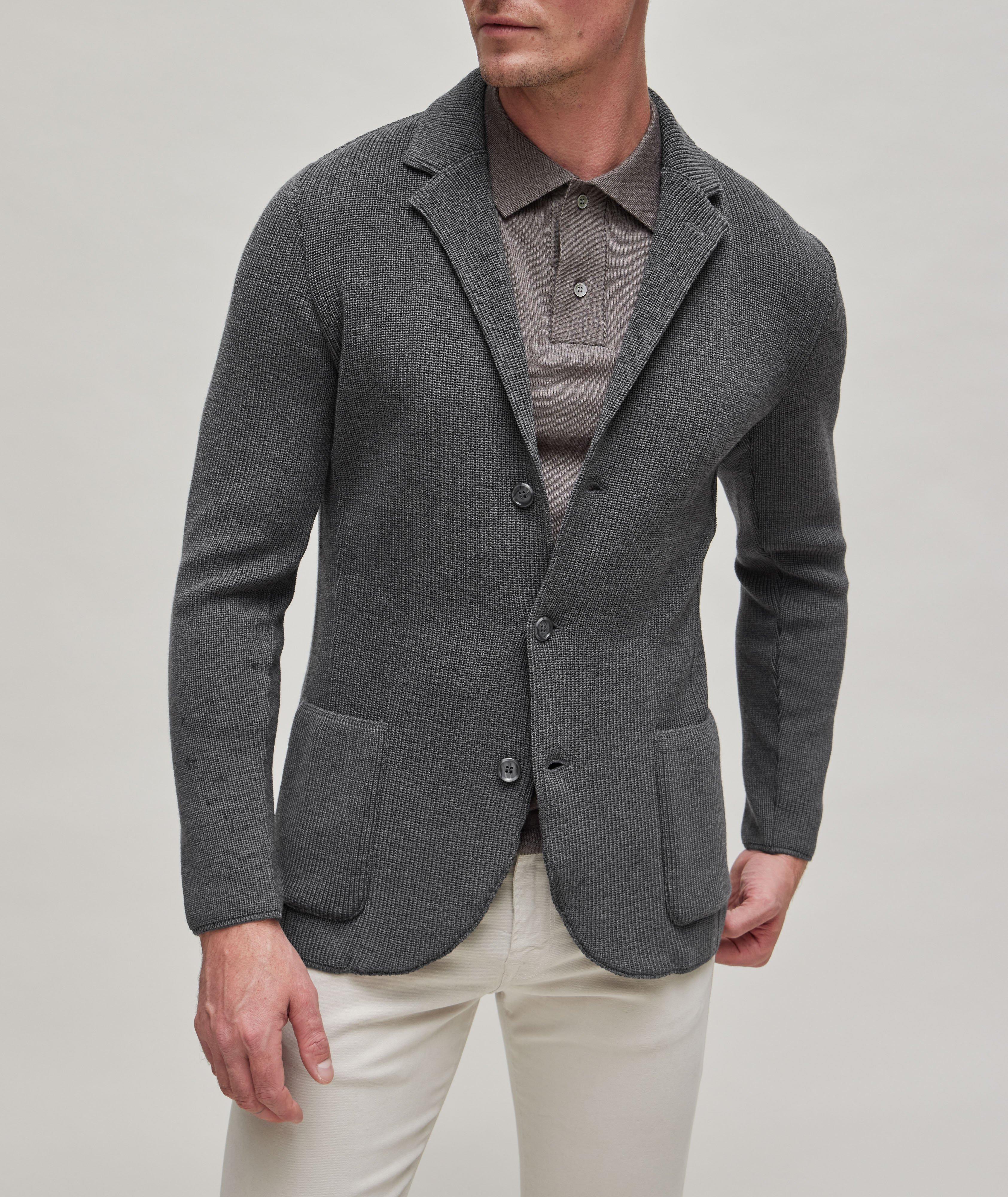 Extra-Fine Merino Wool Sport Jacket image 1