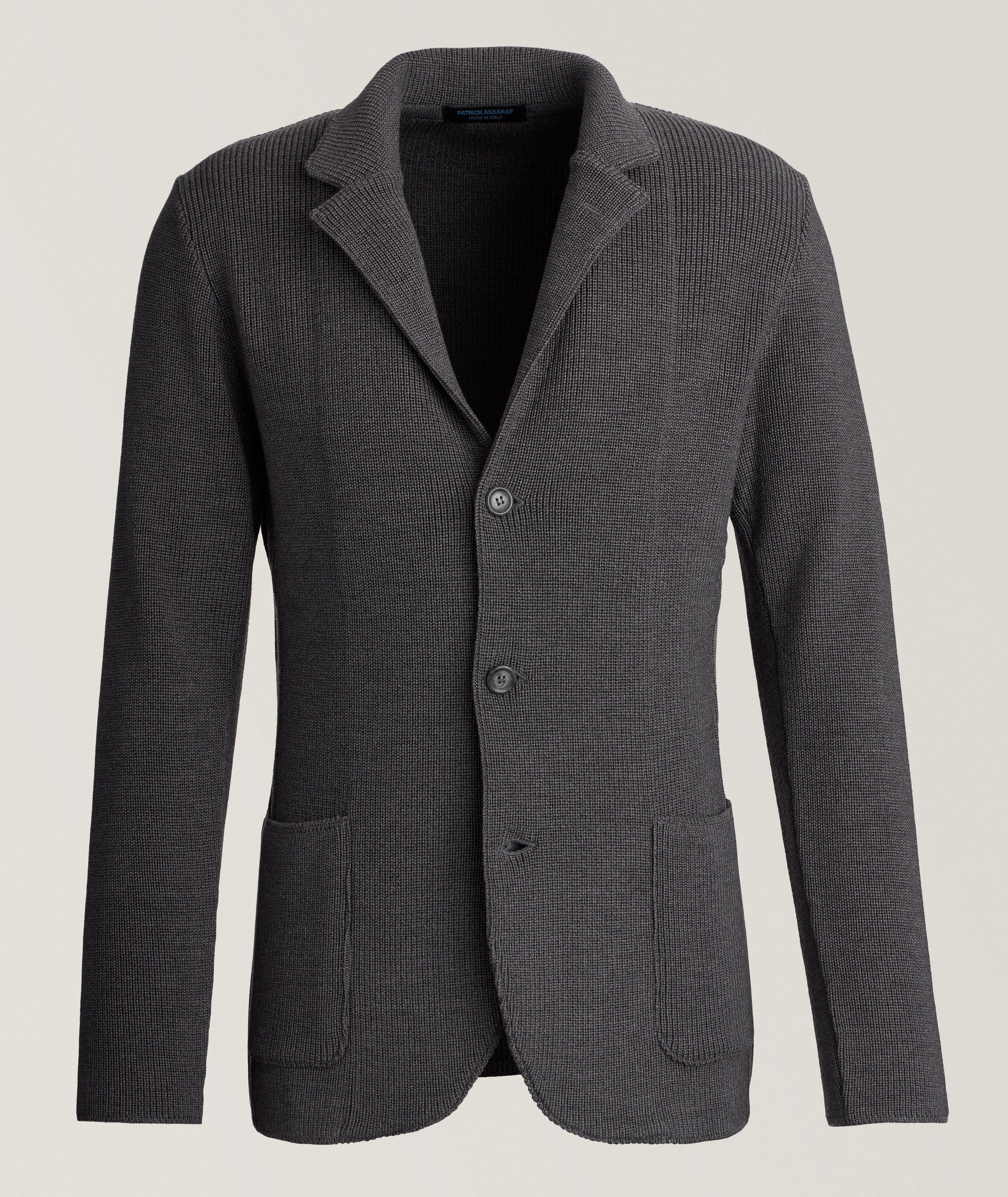 Extra-Fine Merino Wool Sport Jacket image 0