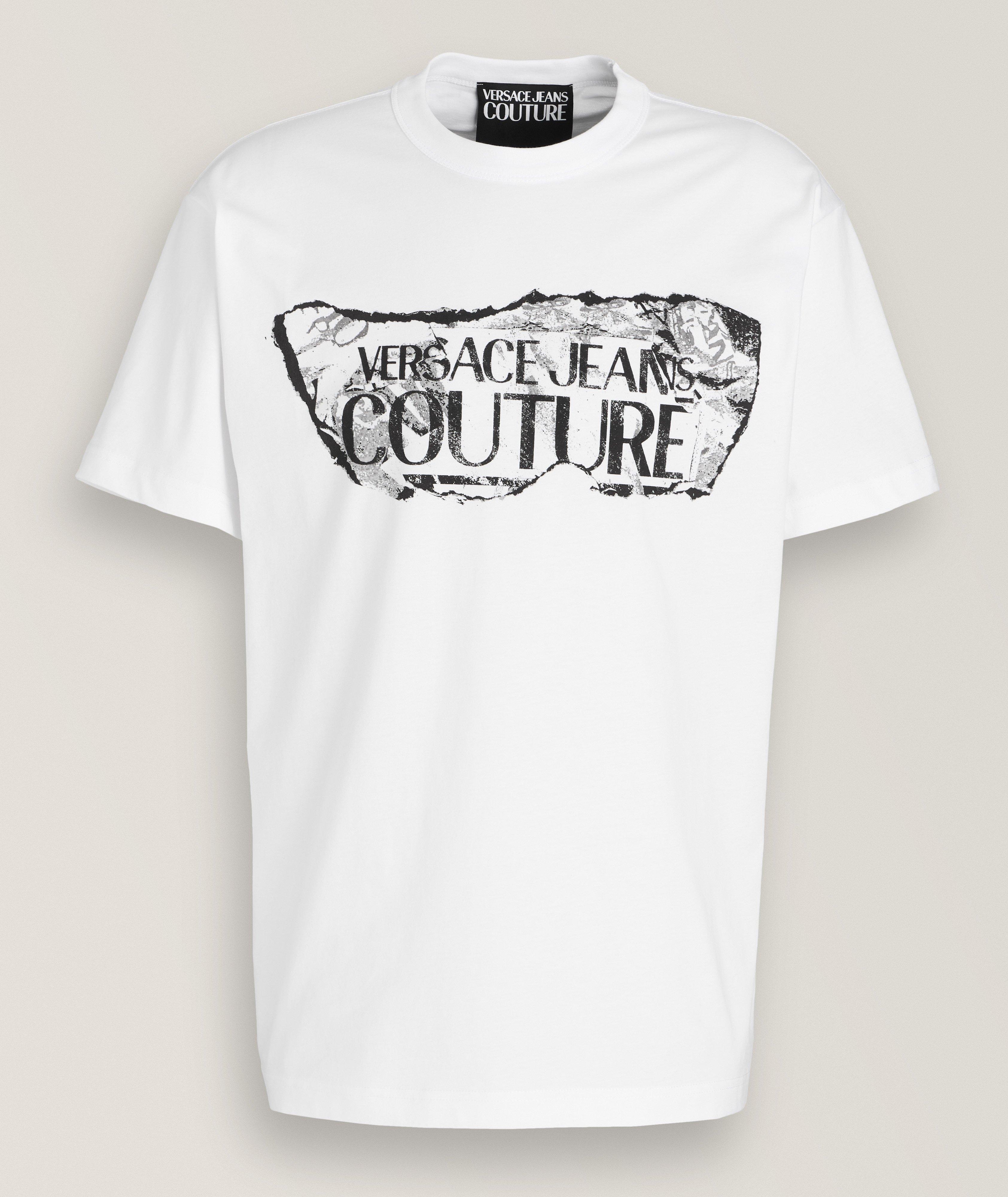 VERSACE ESSENTIALS Logo T Shirt