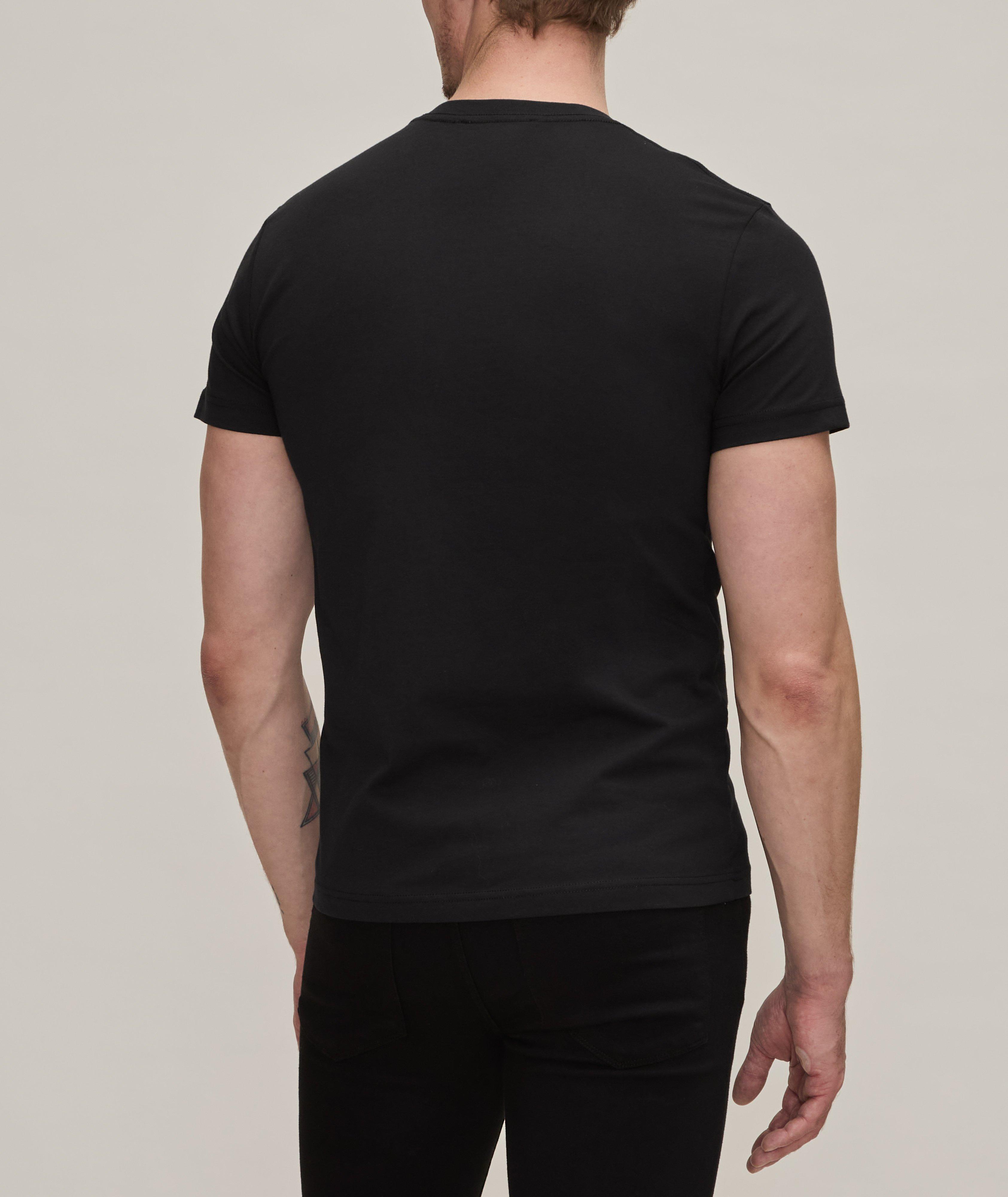 Text Logo Cotton T-Shirt image 2