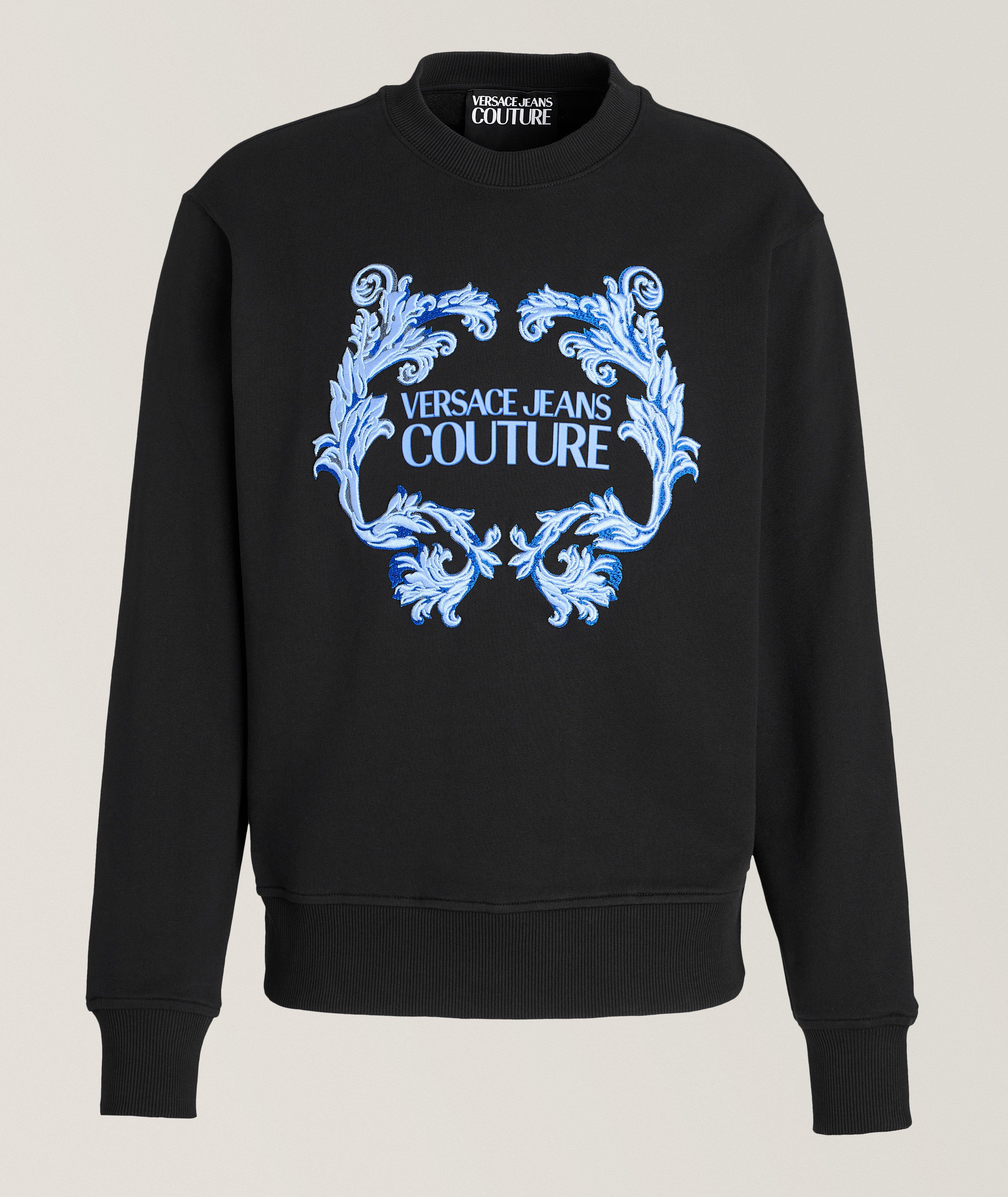 Pull en coton à motif baroque image 0