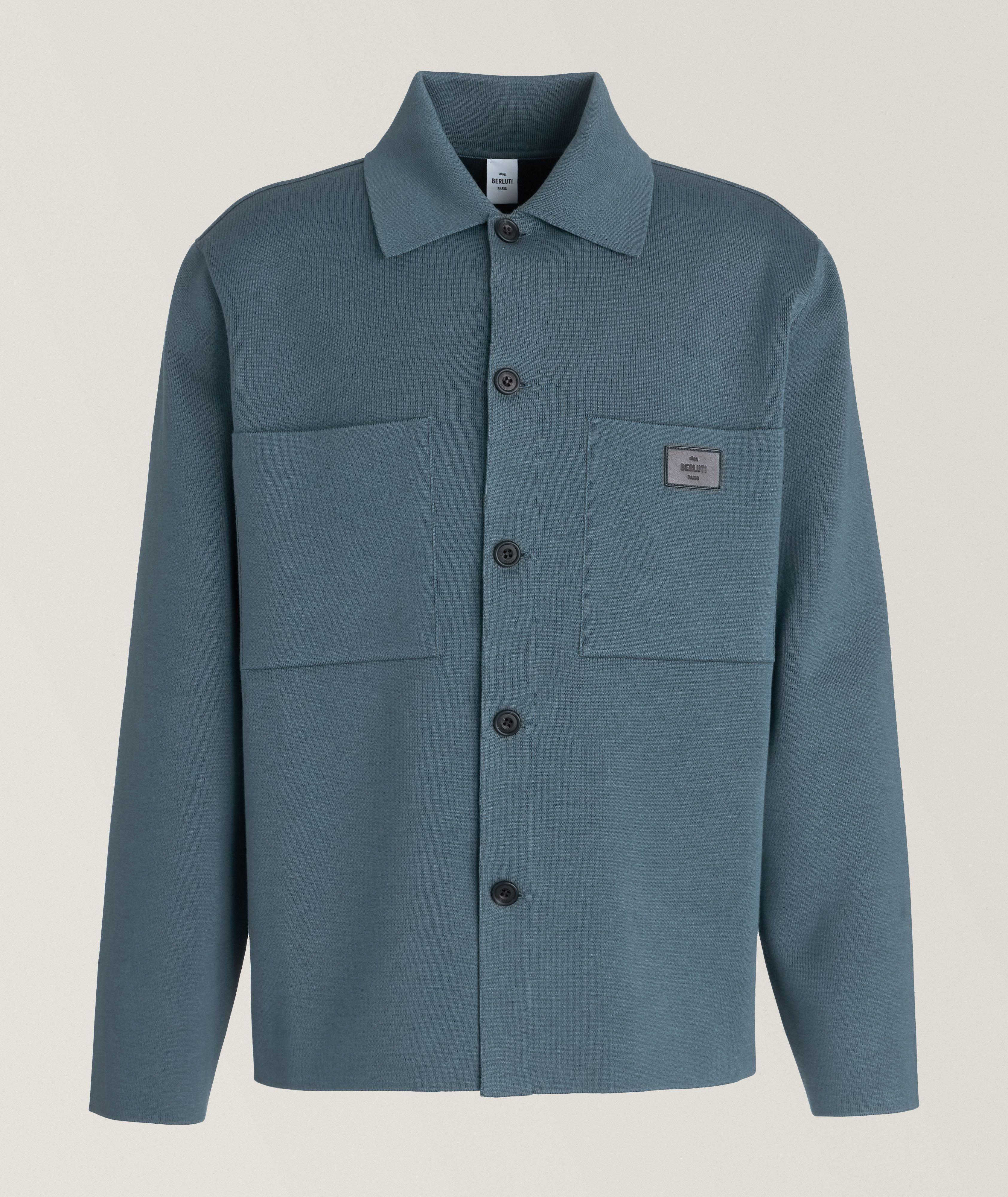 Double Face Cotton-Blend Overshirt