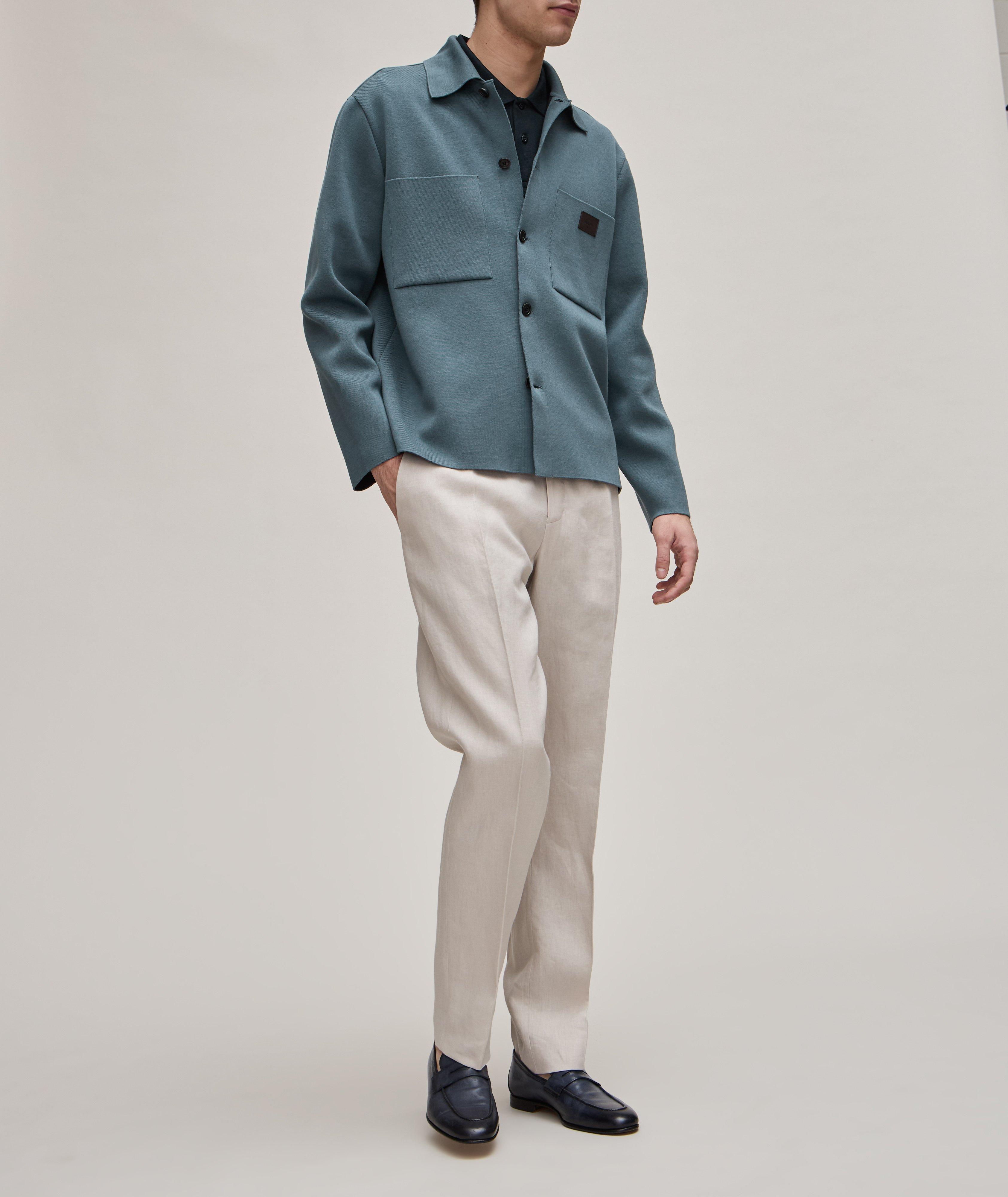 Double Face Cotton-Blend Overshirt image 5