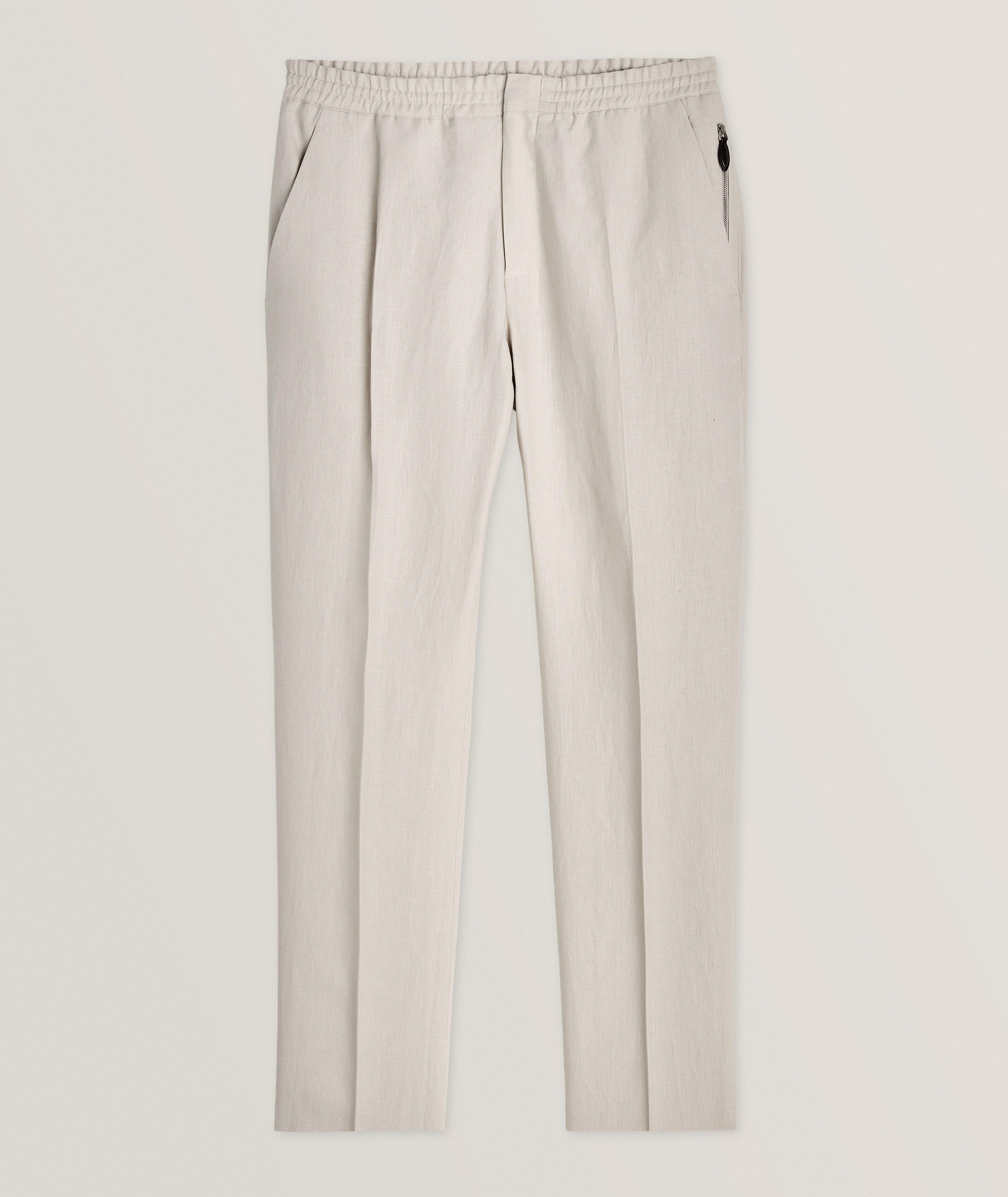 Wool-Polyamide Drawstring Pants image 0