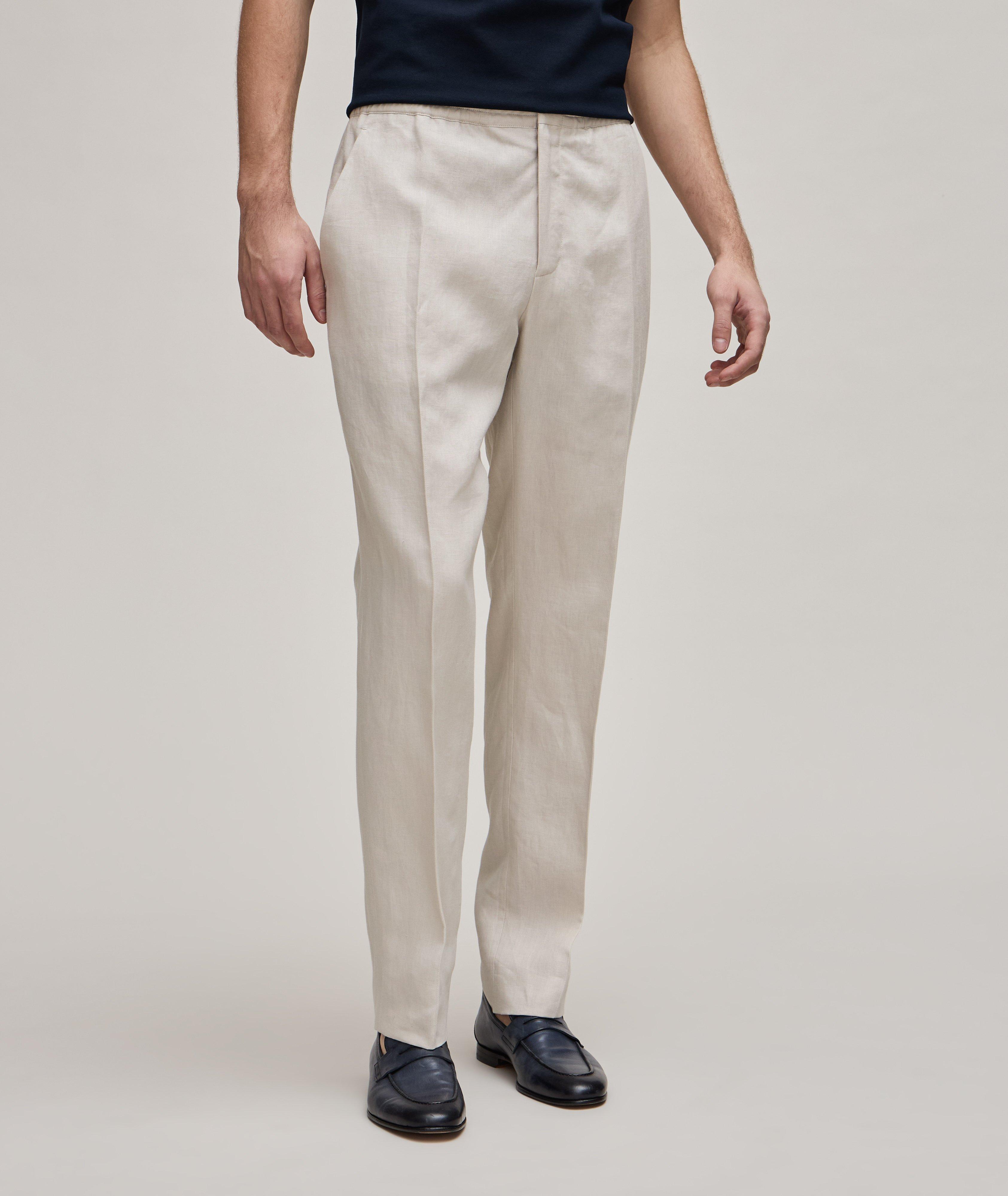 Wool-Polyamide Drawstring Pants image 1