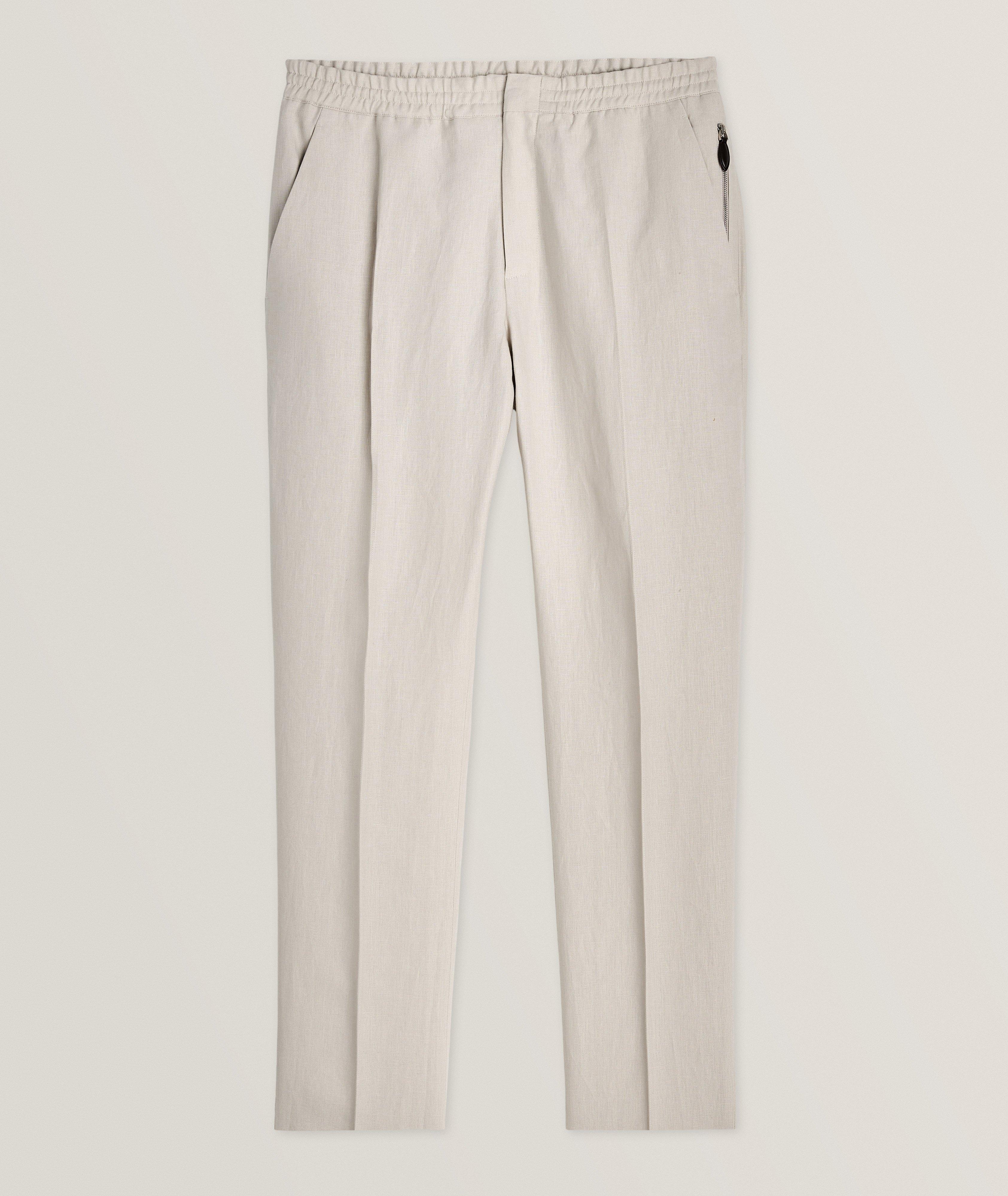 Pantalon en laine à cordon image 0