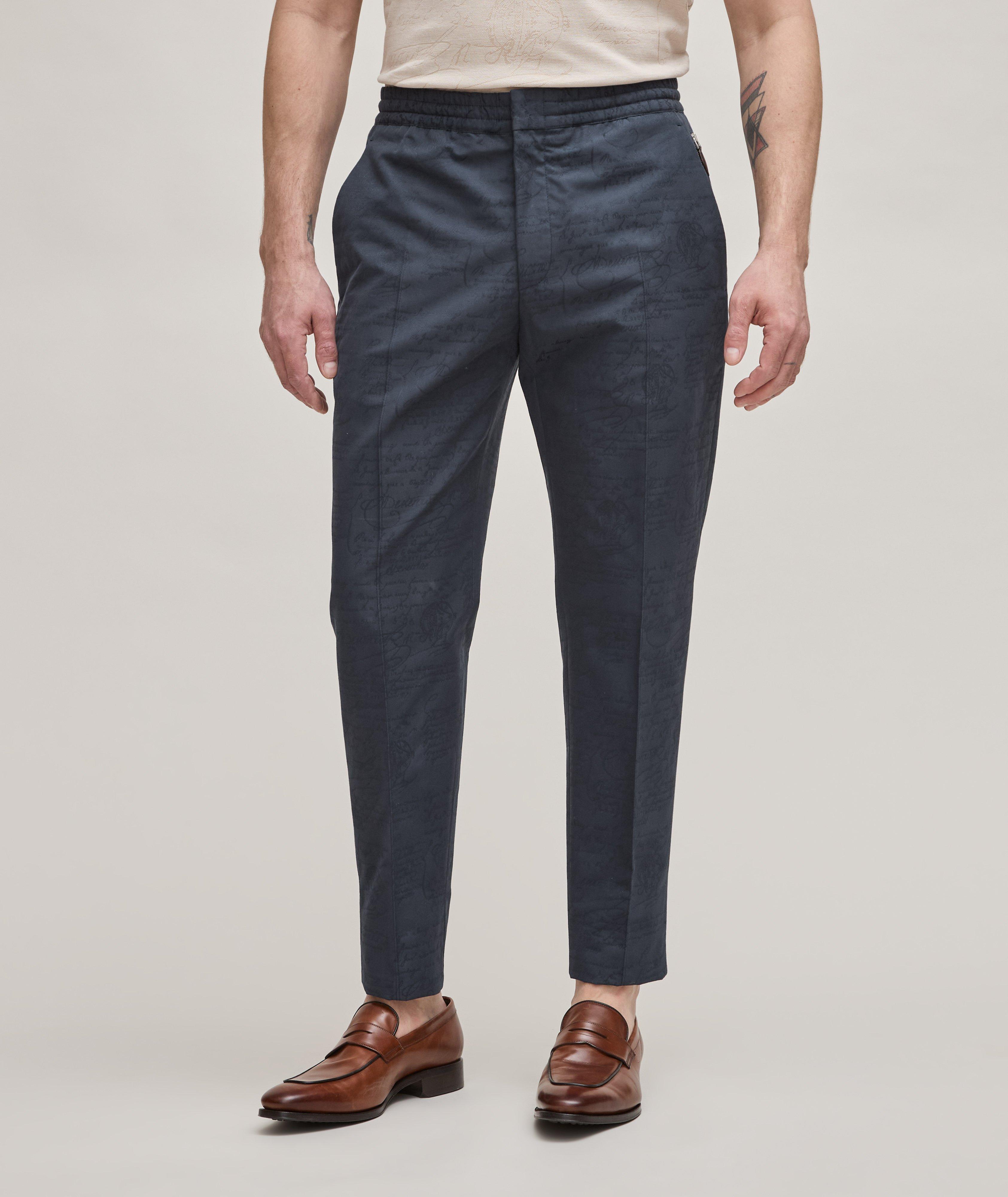 Wool-Polyamide Drawstring Pants image 1