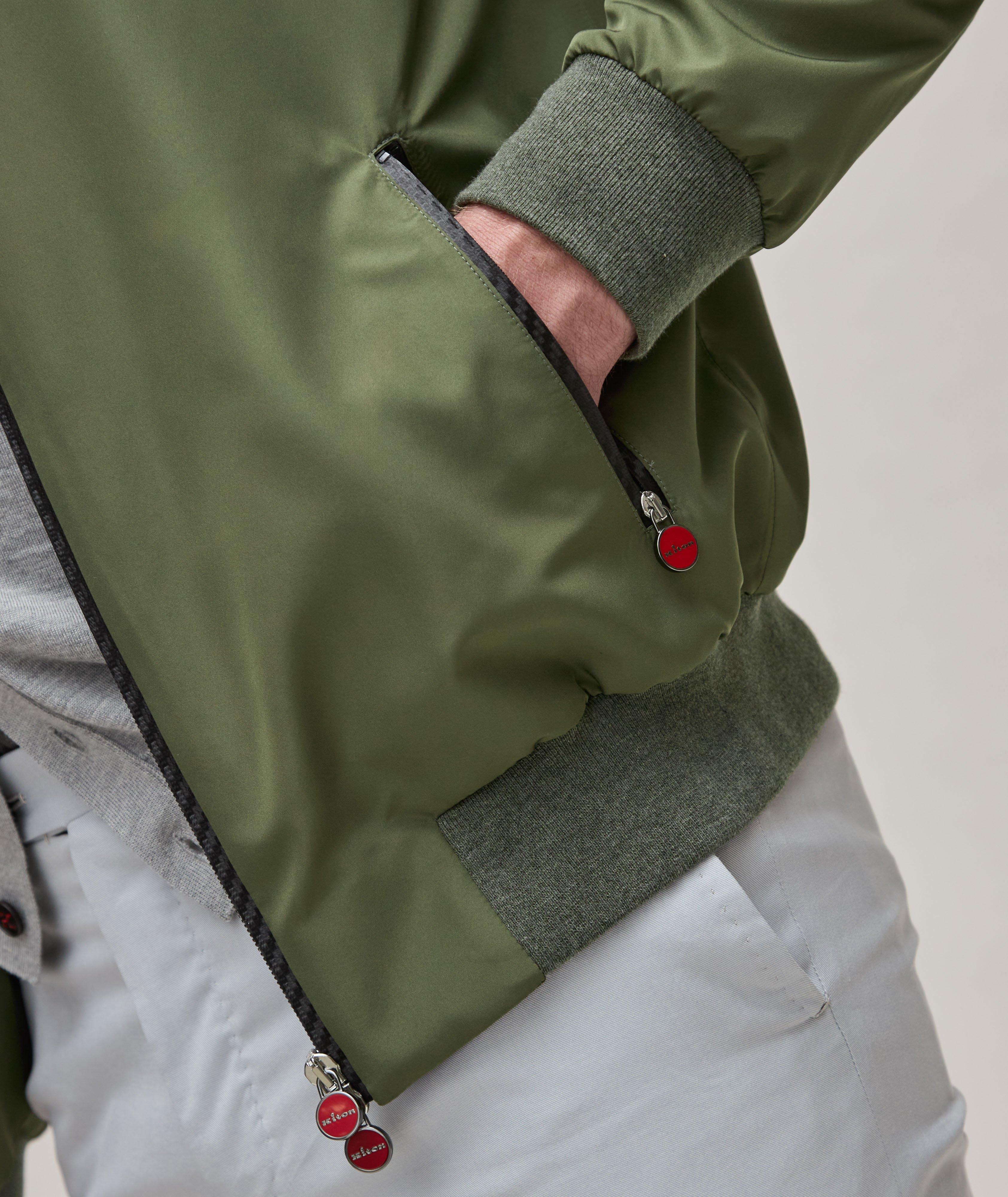 Technical Fabric Bomber Jacket image 4