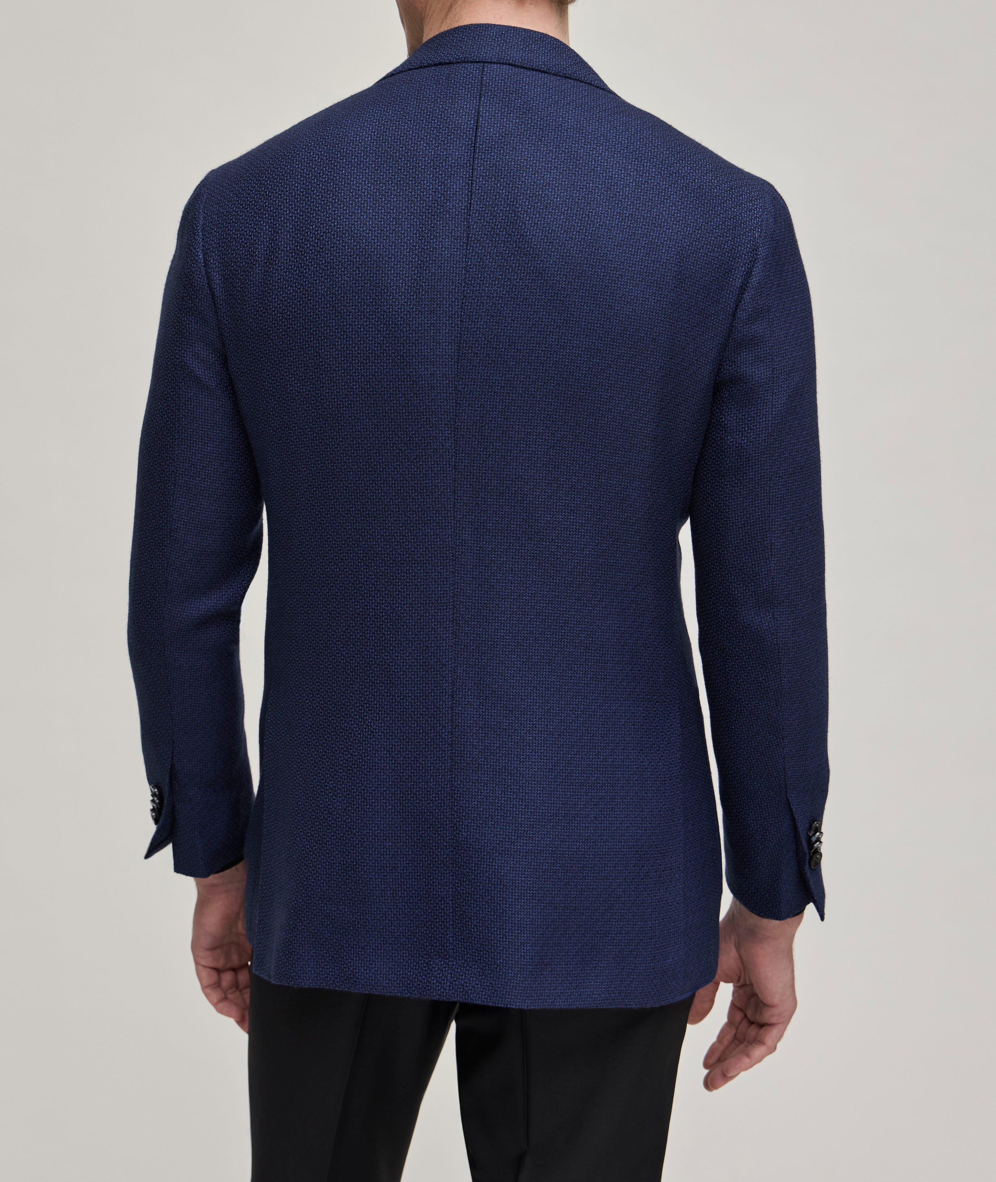 Textured Knit Virgin Wool Sport Jacket  image 2