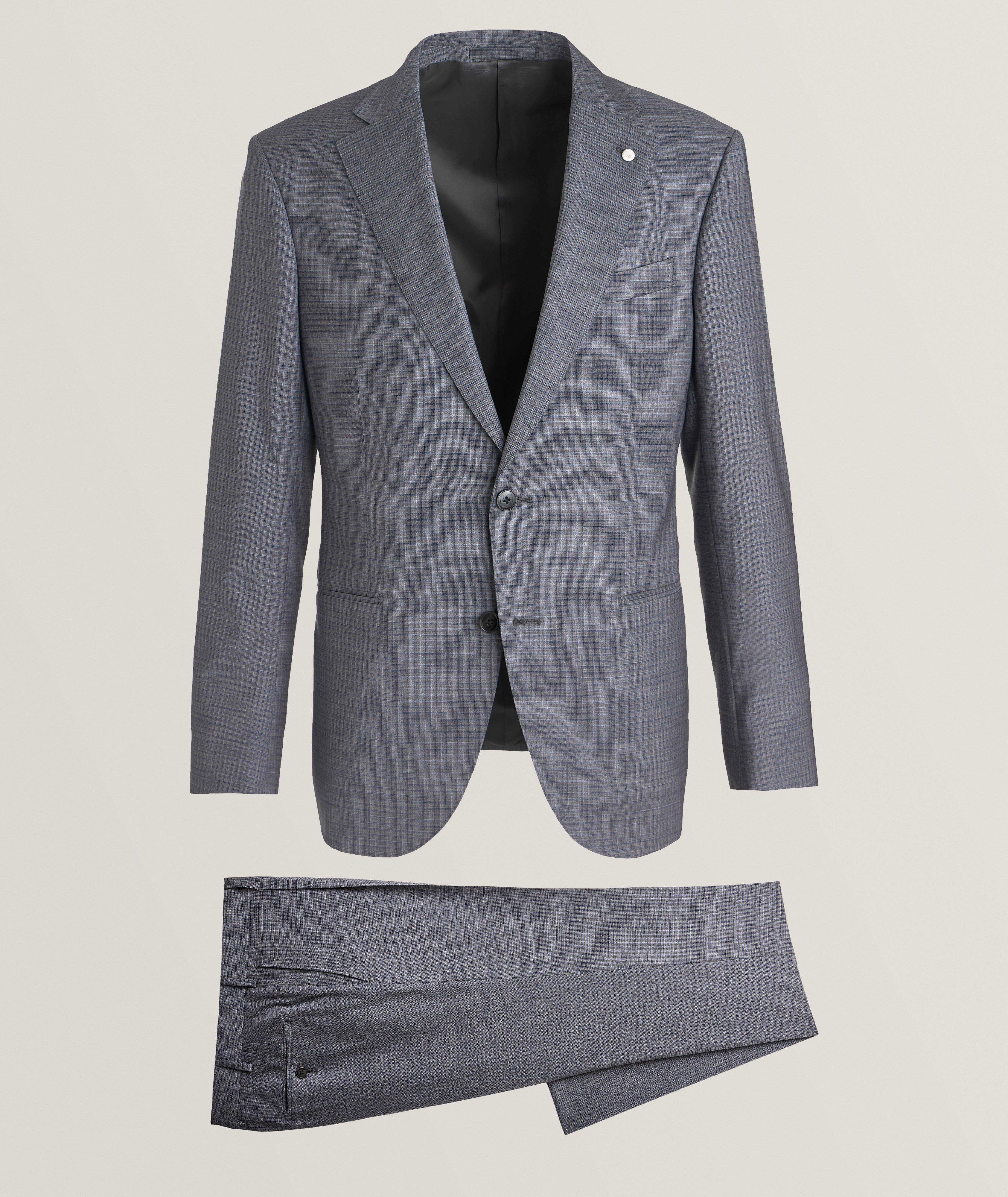 Sartoria Micro Check Virgin Wool Suit image 0