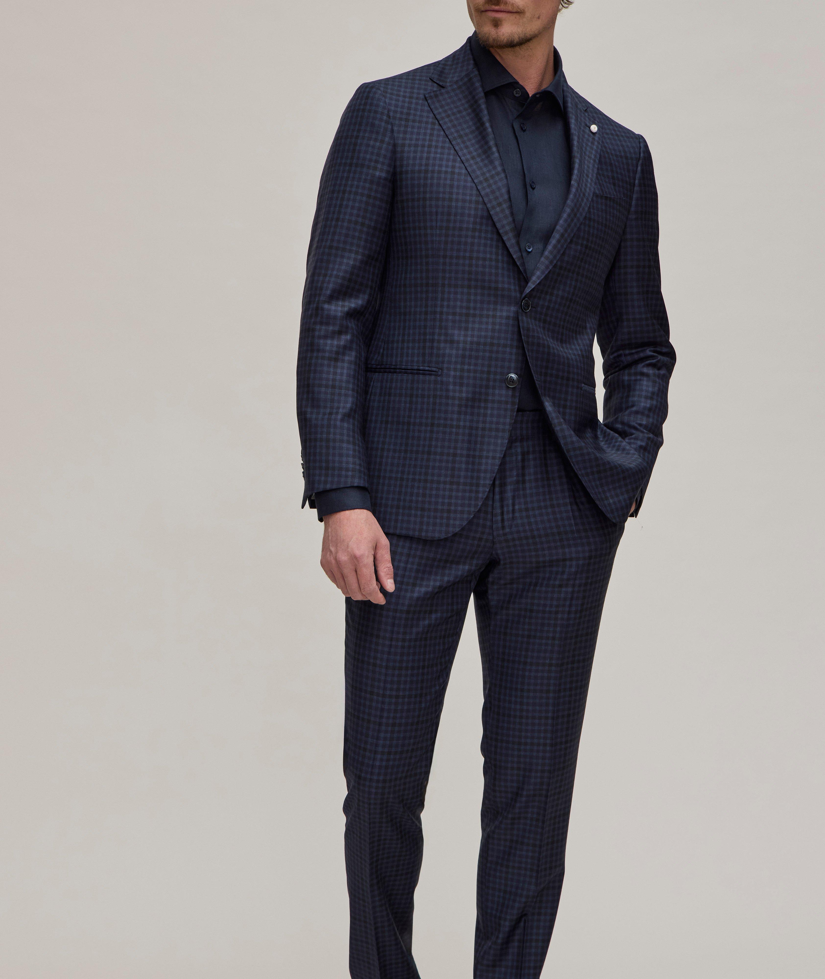 Gingham Virgin Wool Suit image 1