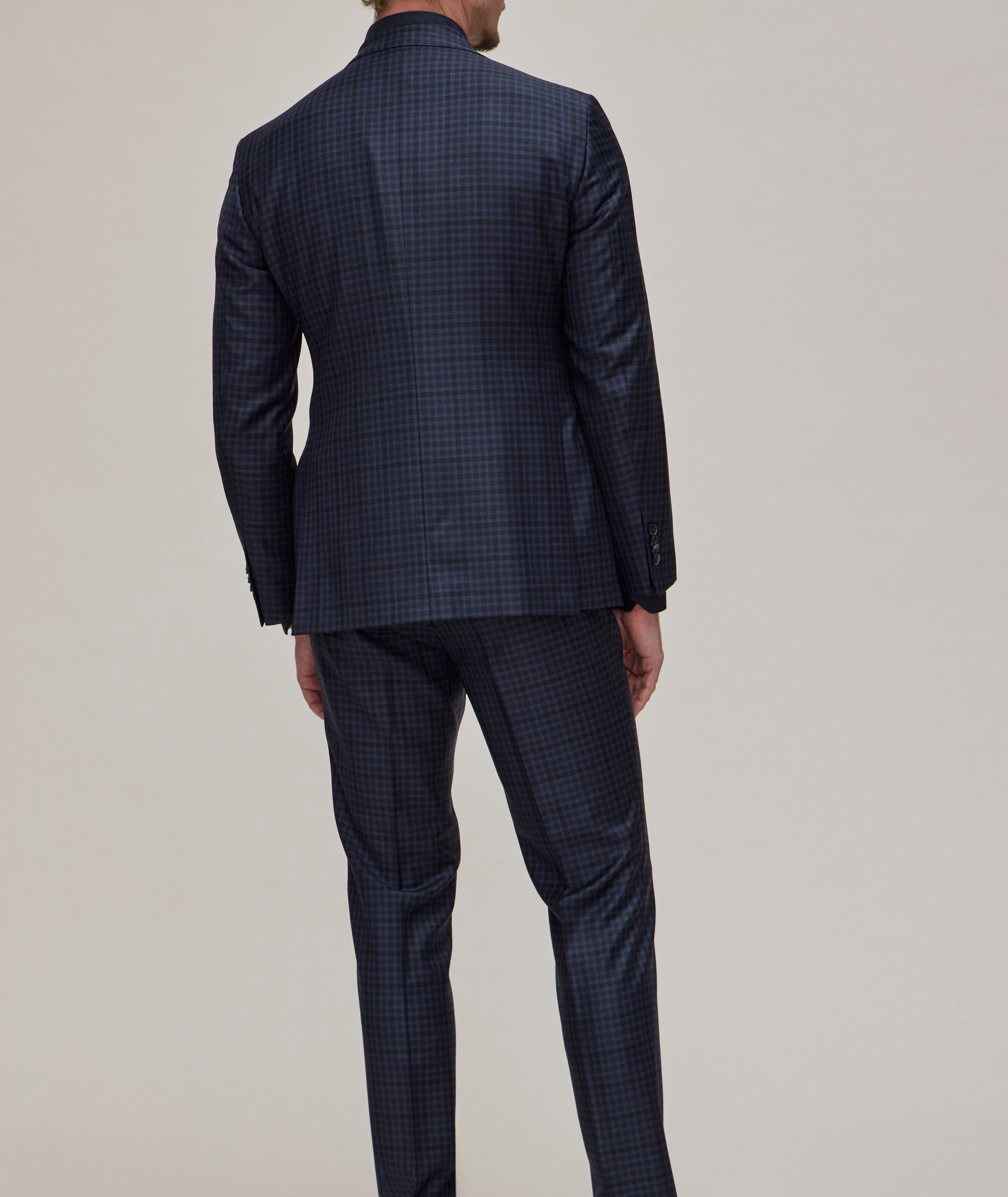 Gingham Virgin Wool Suit image 2