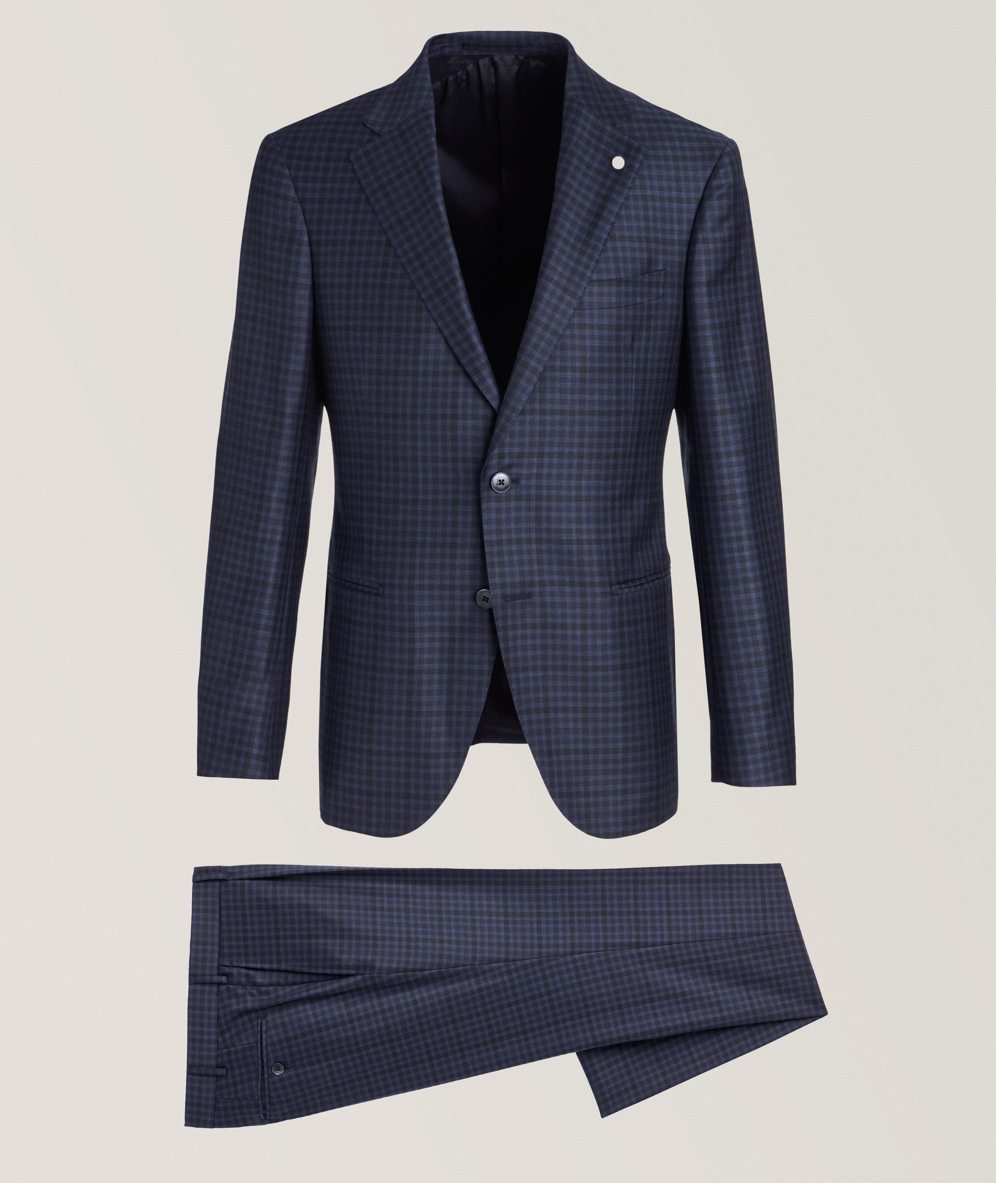 Gingham Virgin Wool Suit image 0