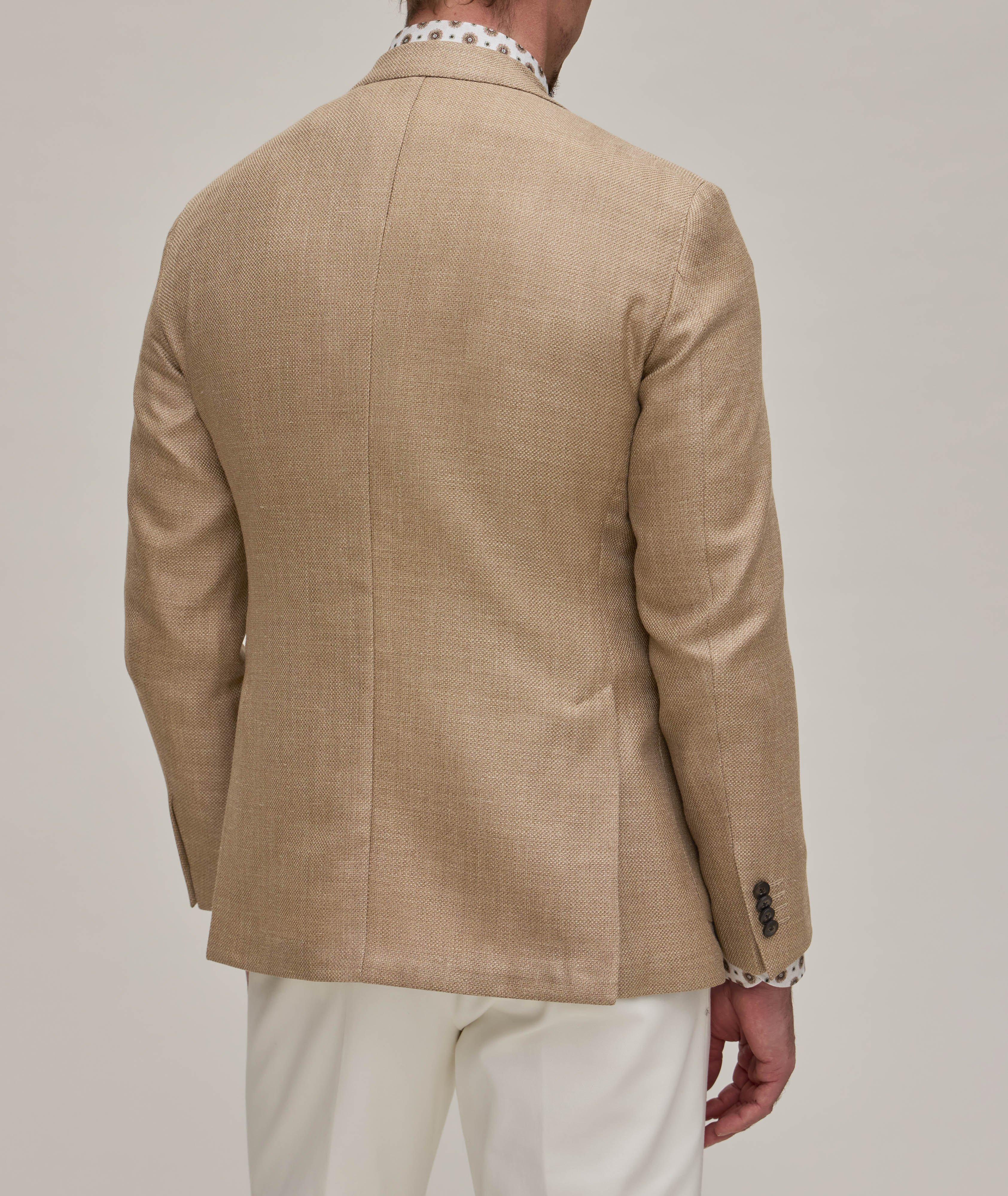 Textured Basketweave Virgin Wool-Blend Sport Jacket  image 2