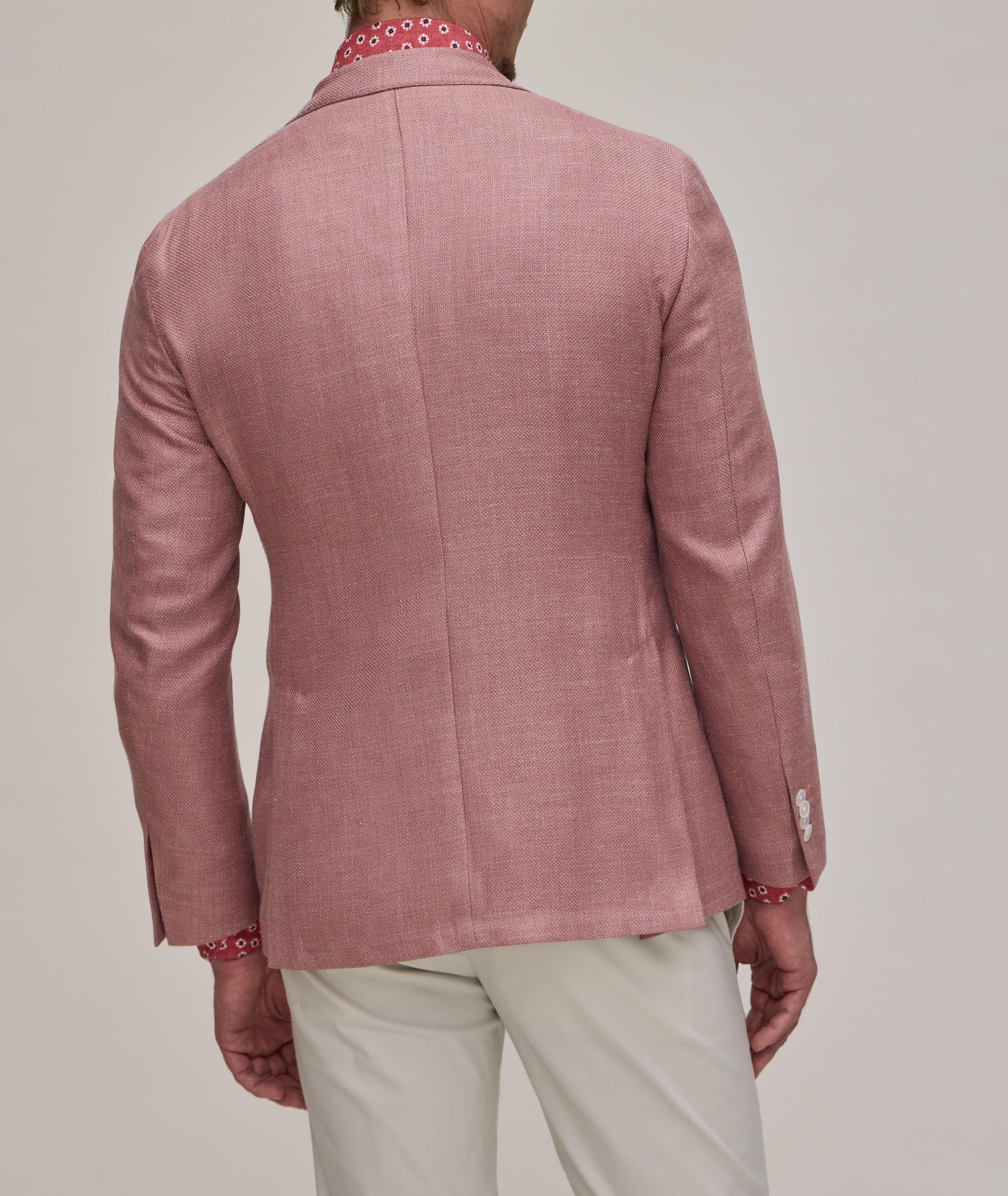 Textured Basketweave Virgin Wool-Blend Sport Jacket  image 2