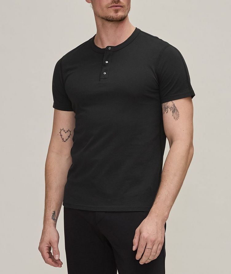 Jersey Cotton Henley image 1