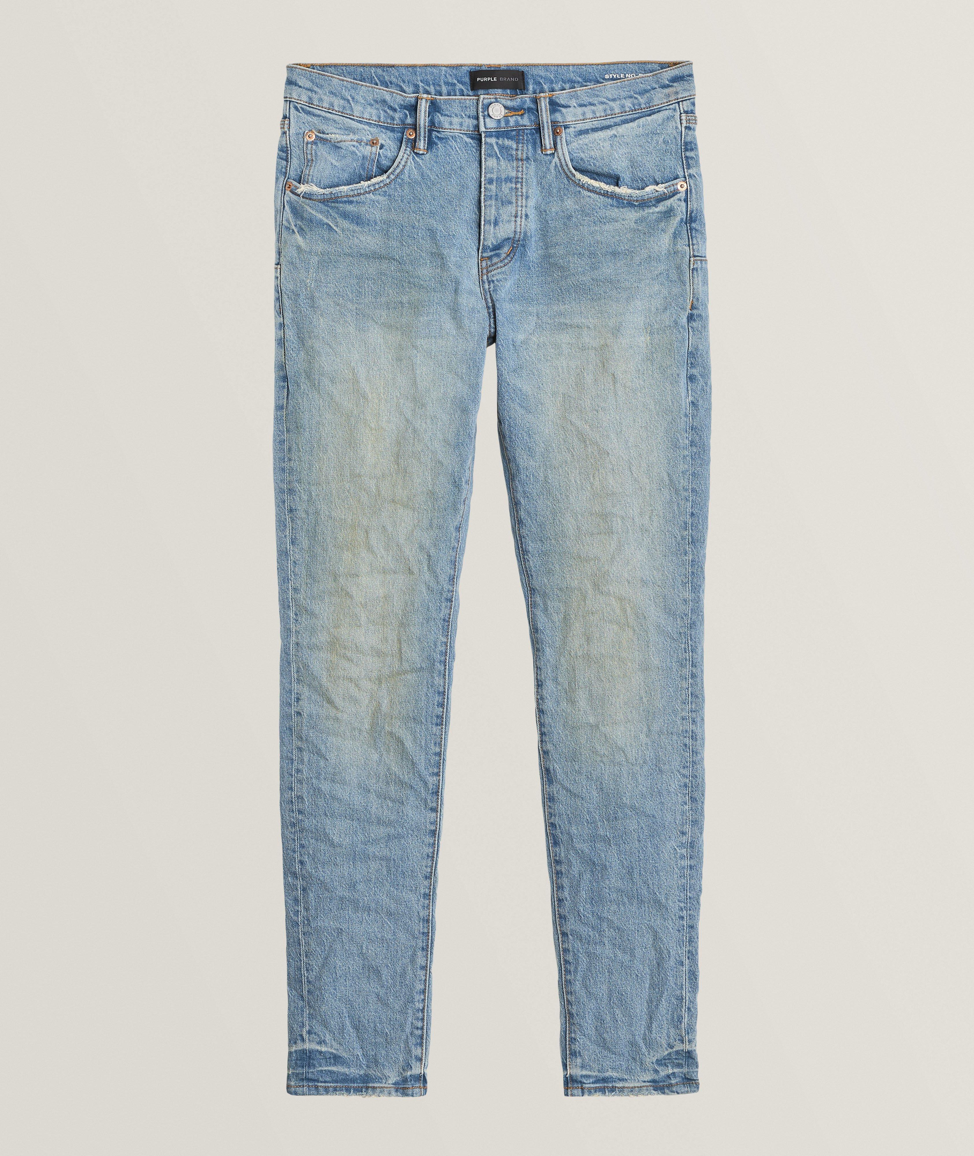 Mural Wash Stretch-Cotton Jeans