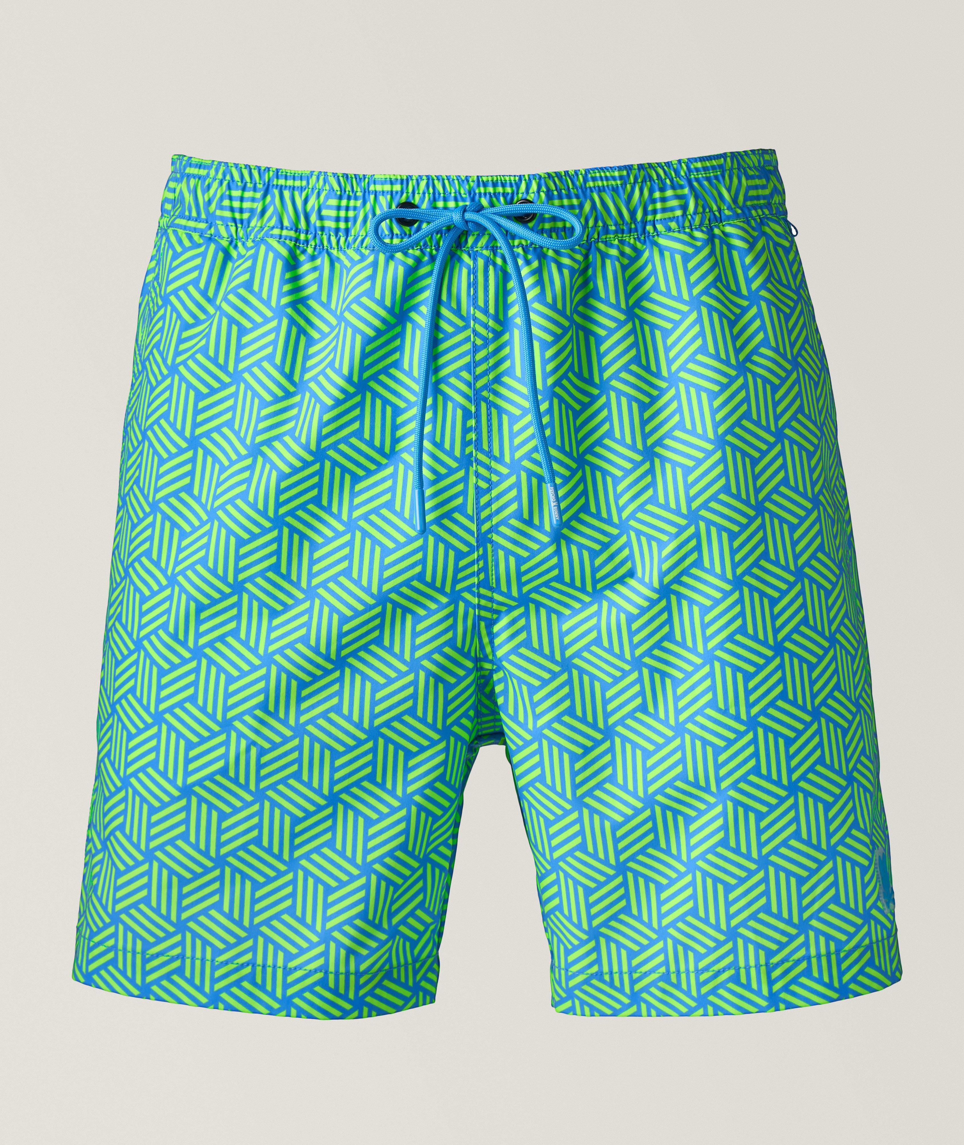 Geometric Swim Shorts