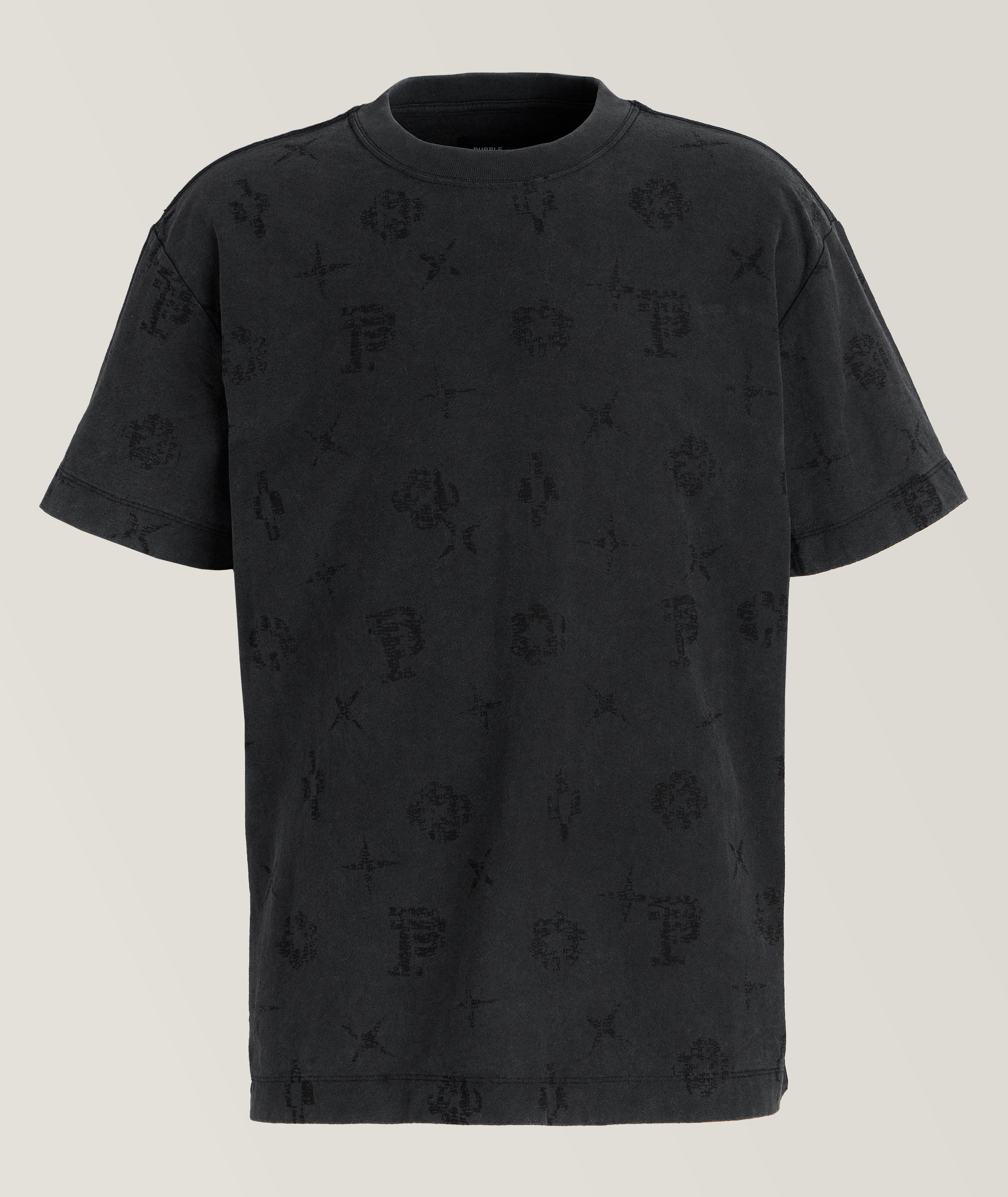 Purple Brand P104 Tonal Monogram Cotton T-Shirt | T-Shirts | Harry Rosen
