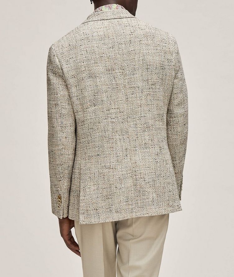 Cotton-Blend Bouclé Constructed Sport Jacket image 2