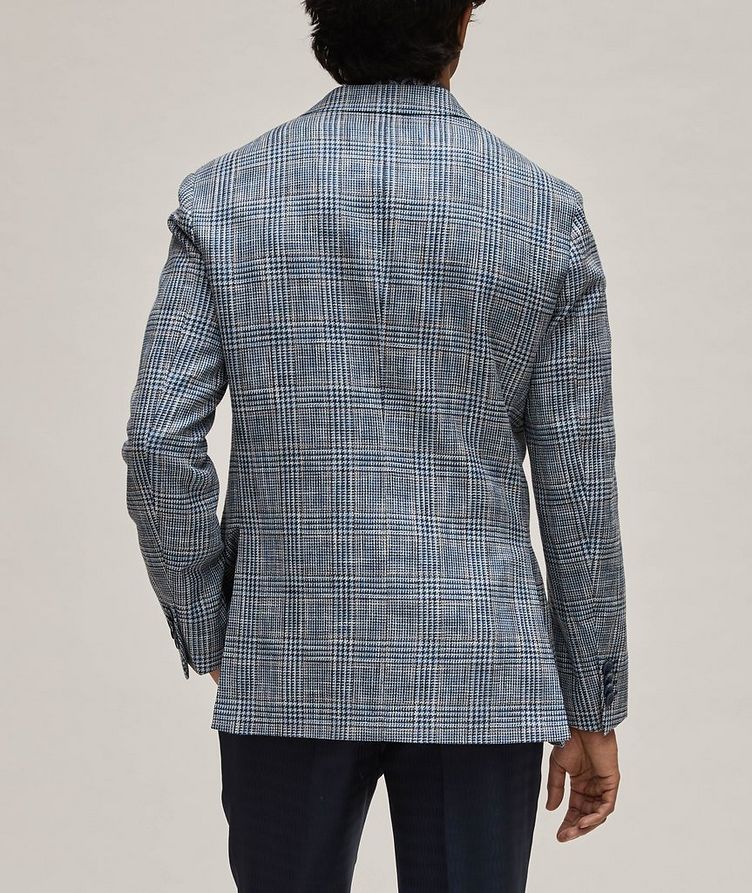 Checkered Cotton, Linen & Wool Sport Jacket  image 2