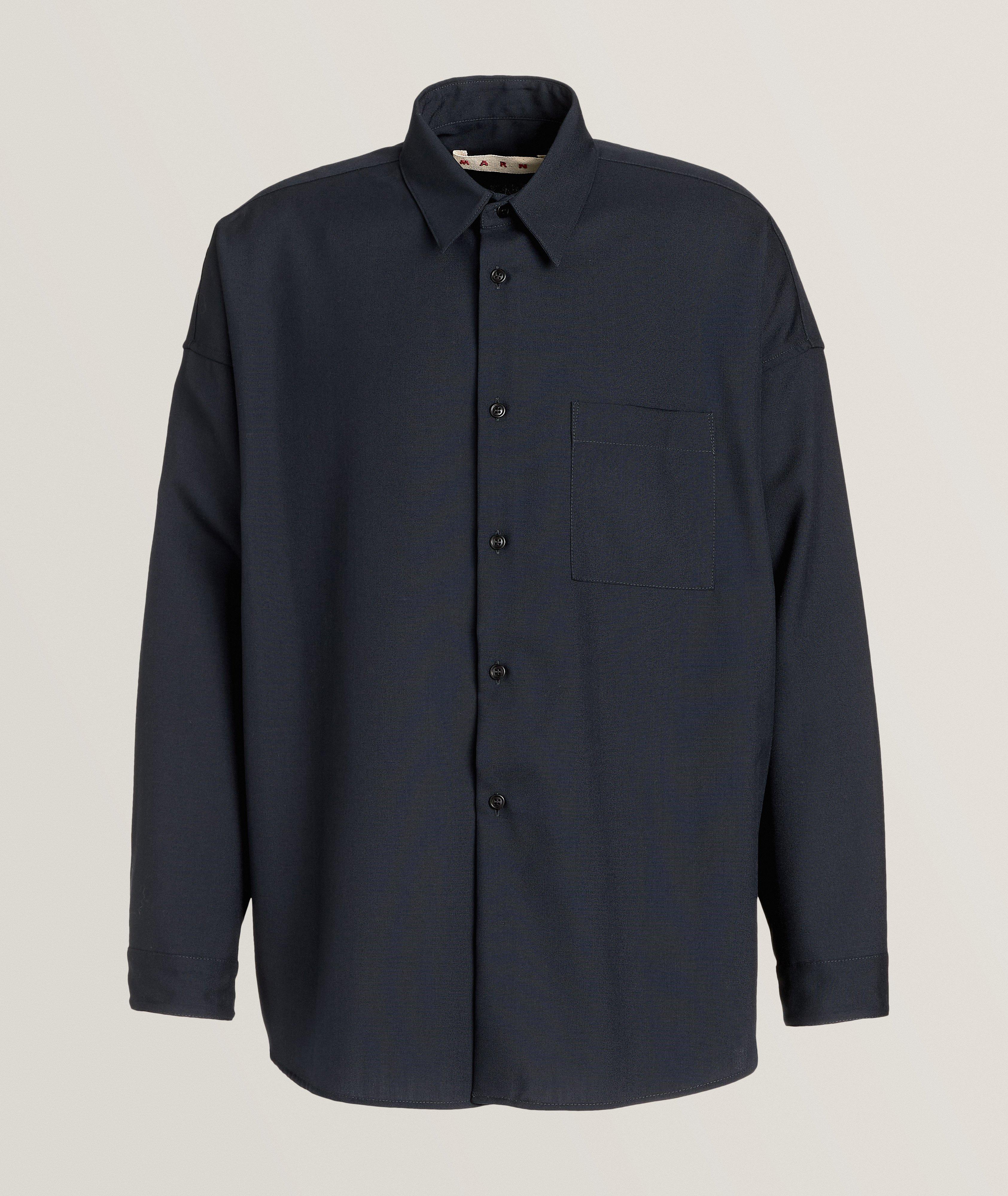 Virgin Wool Overshirt image 0