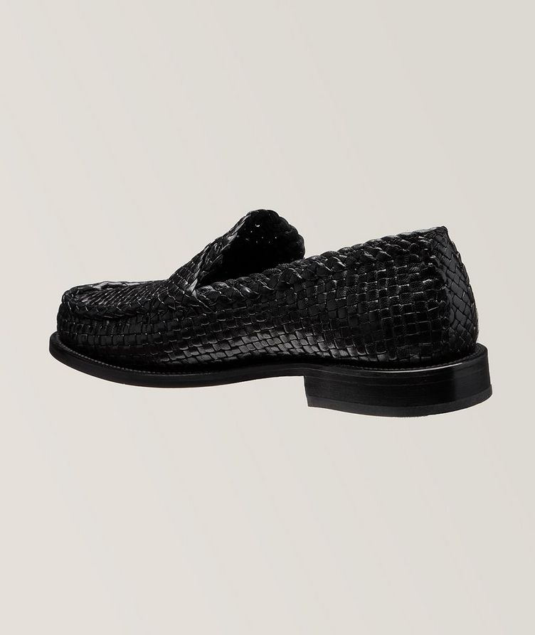 Woven Leather Loafers image 1