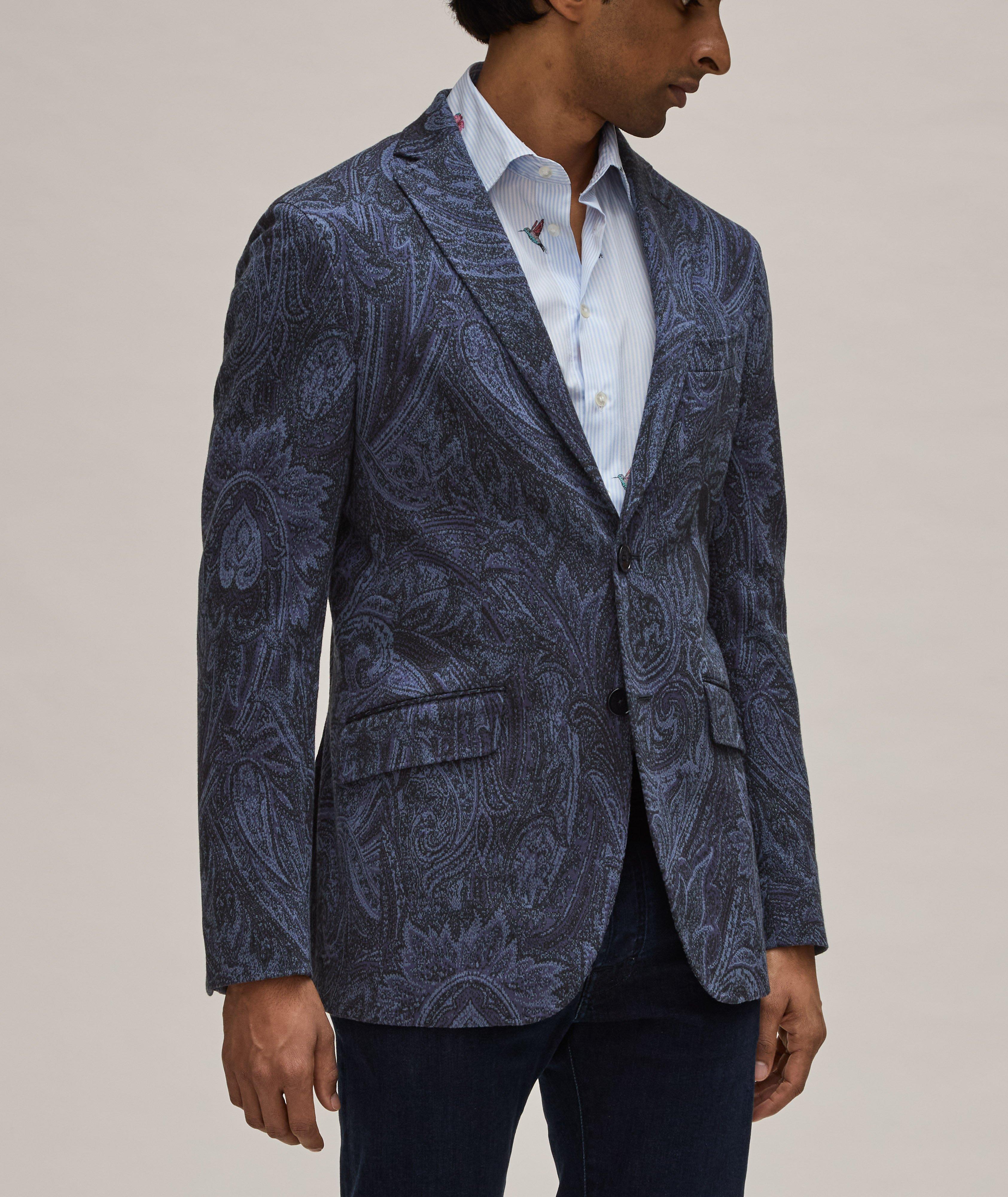 Tonal Textured Paisley Sport Jacket image 1