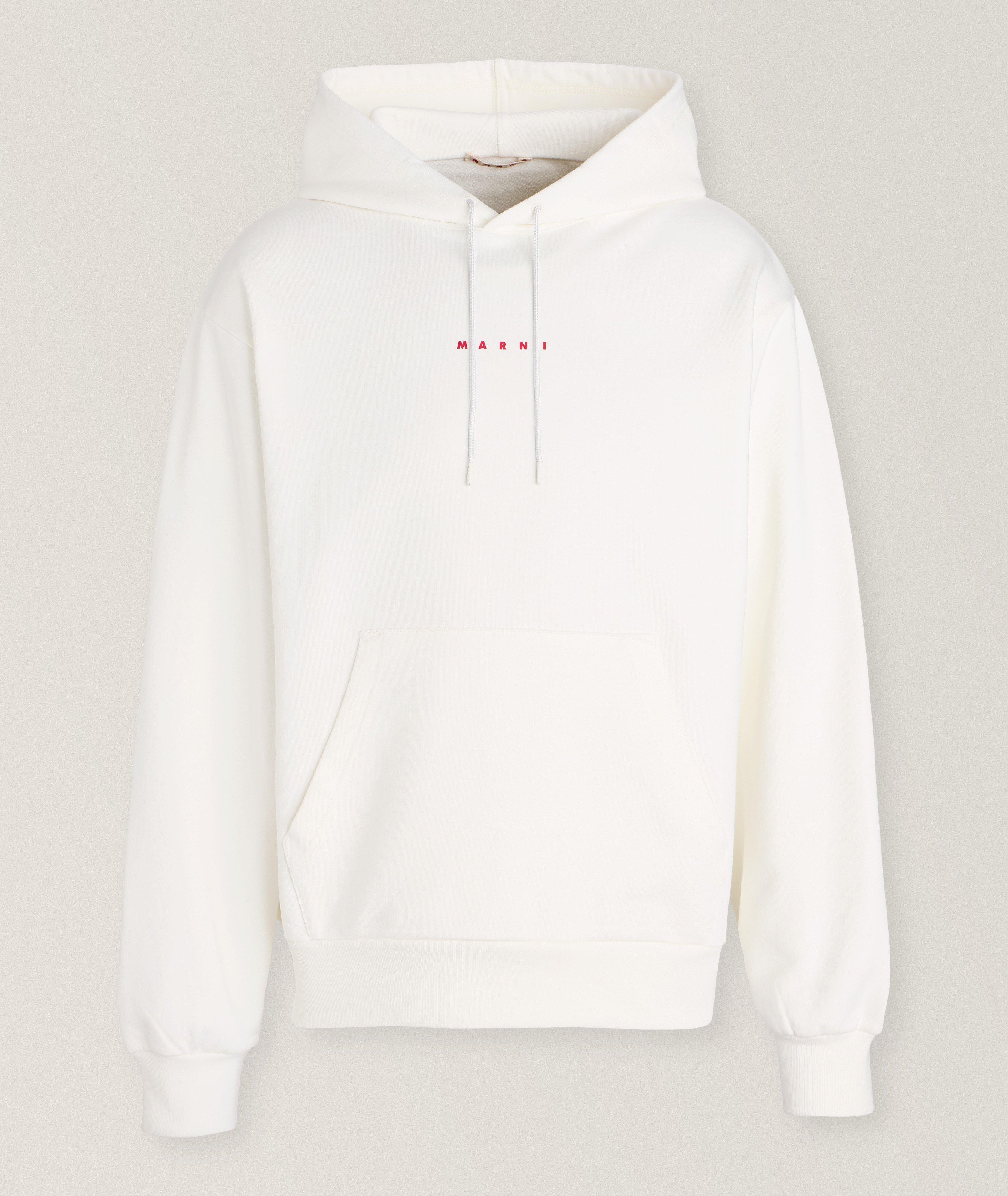 Small Logo Cotton Hooded Sweater  image 0