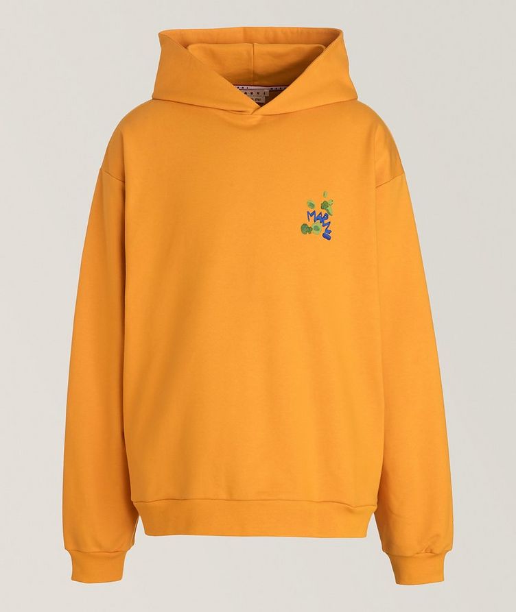 Paint Logo Cotton Hooded Sweater image 0