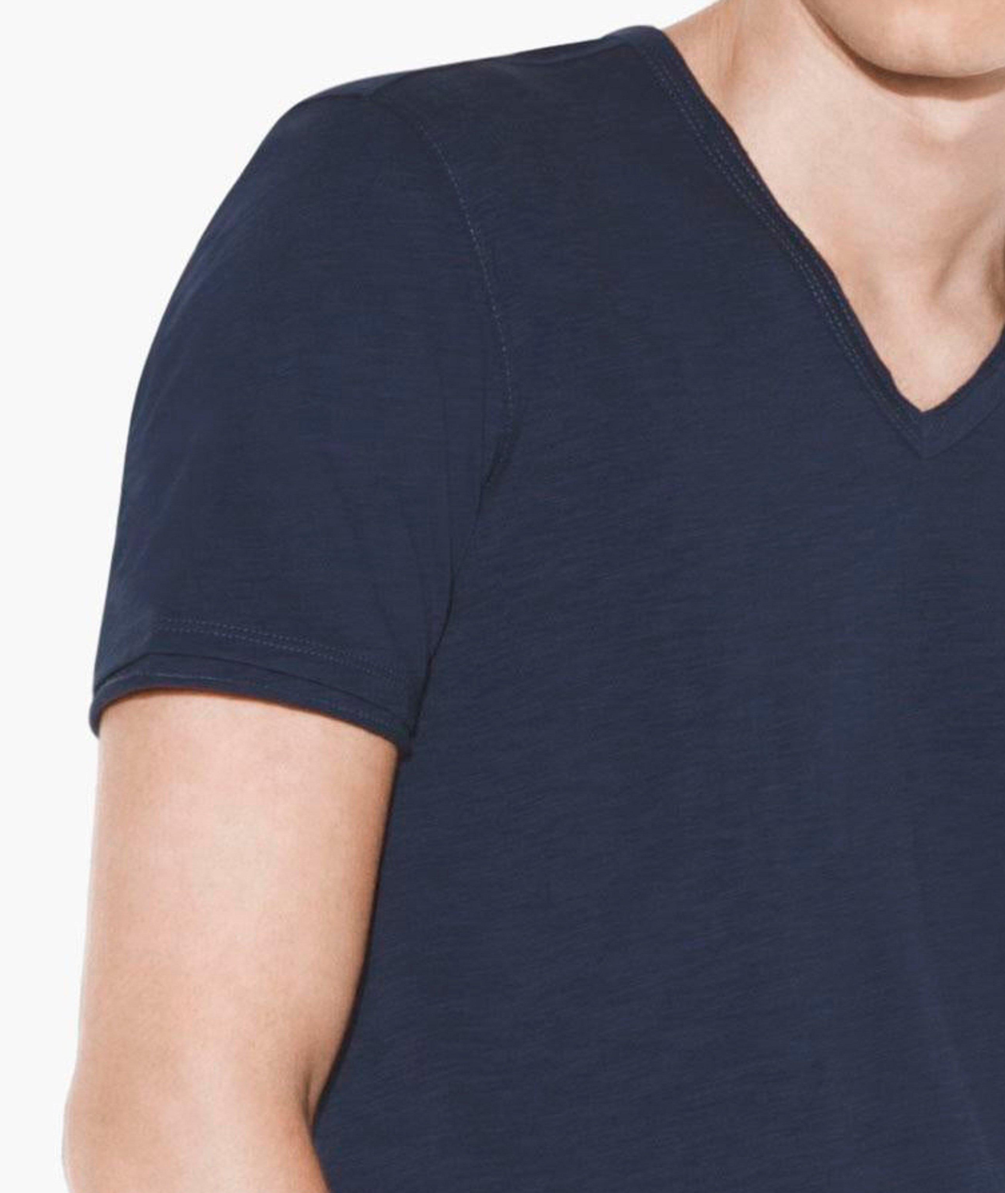 Burnout Cotton Henley T-Shirt image 1