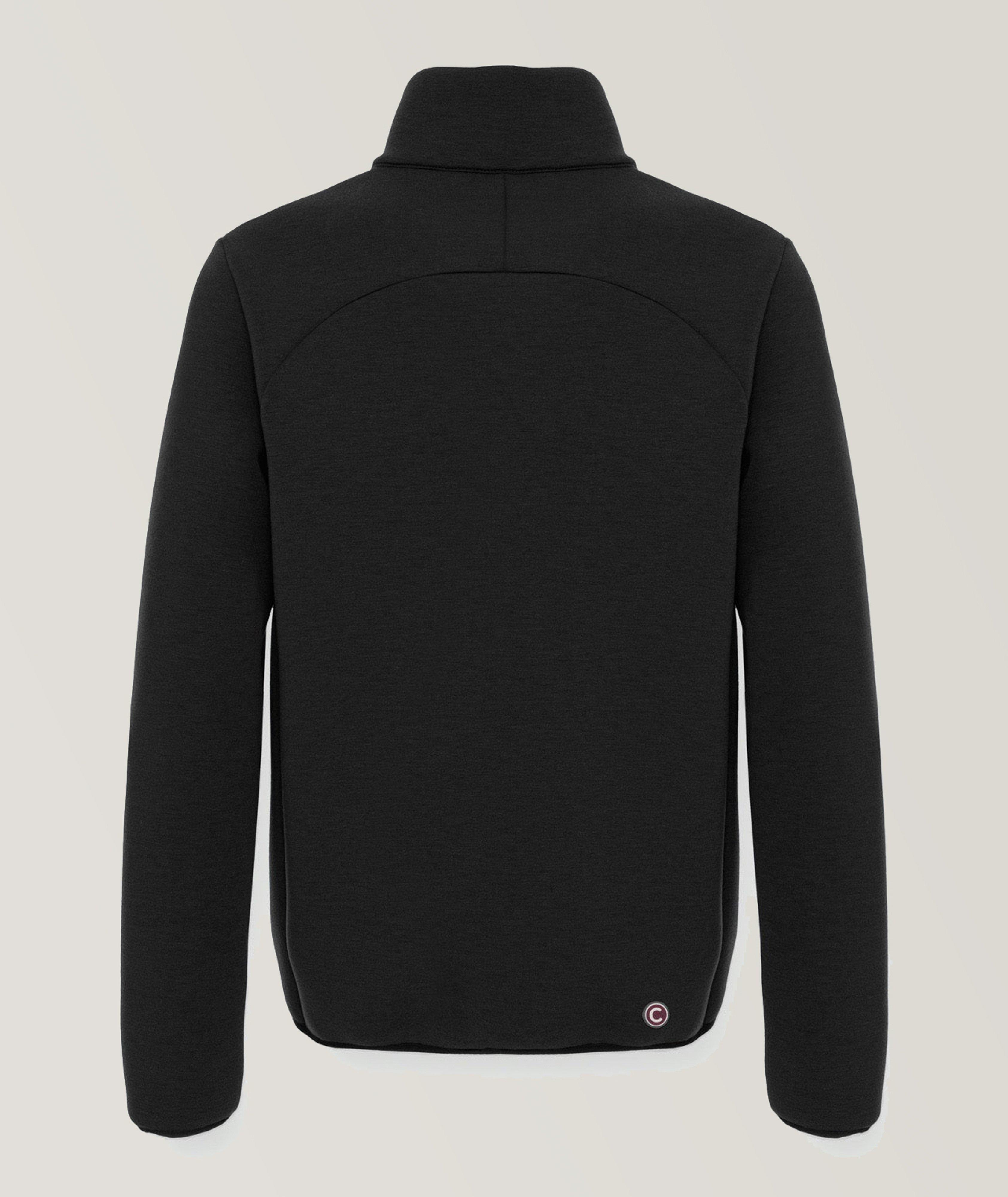 Full-Zip Scuba Effect Sweater image 1