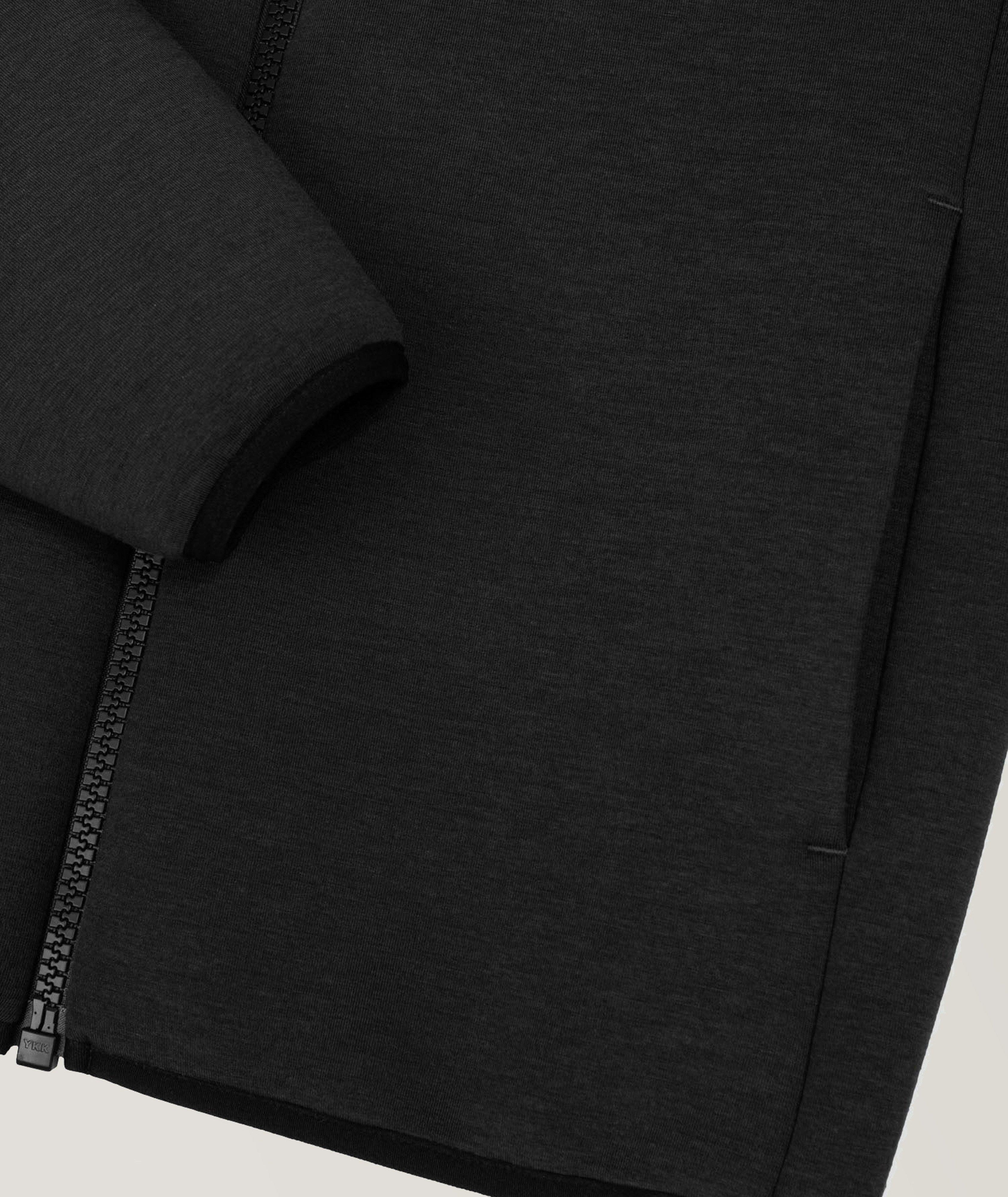 Full-Zip Scuba Effect Sweater image 2