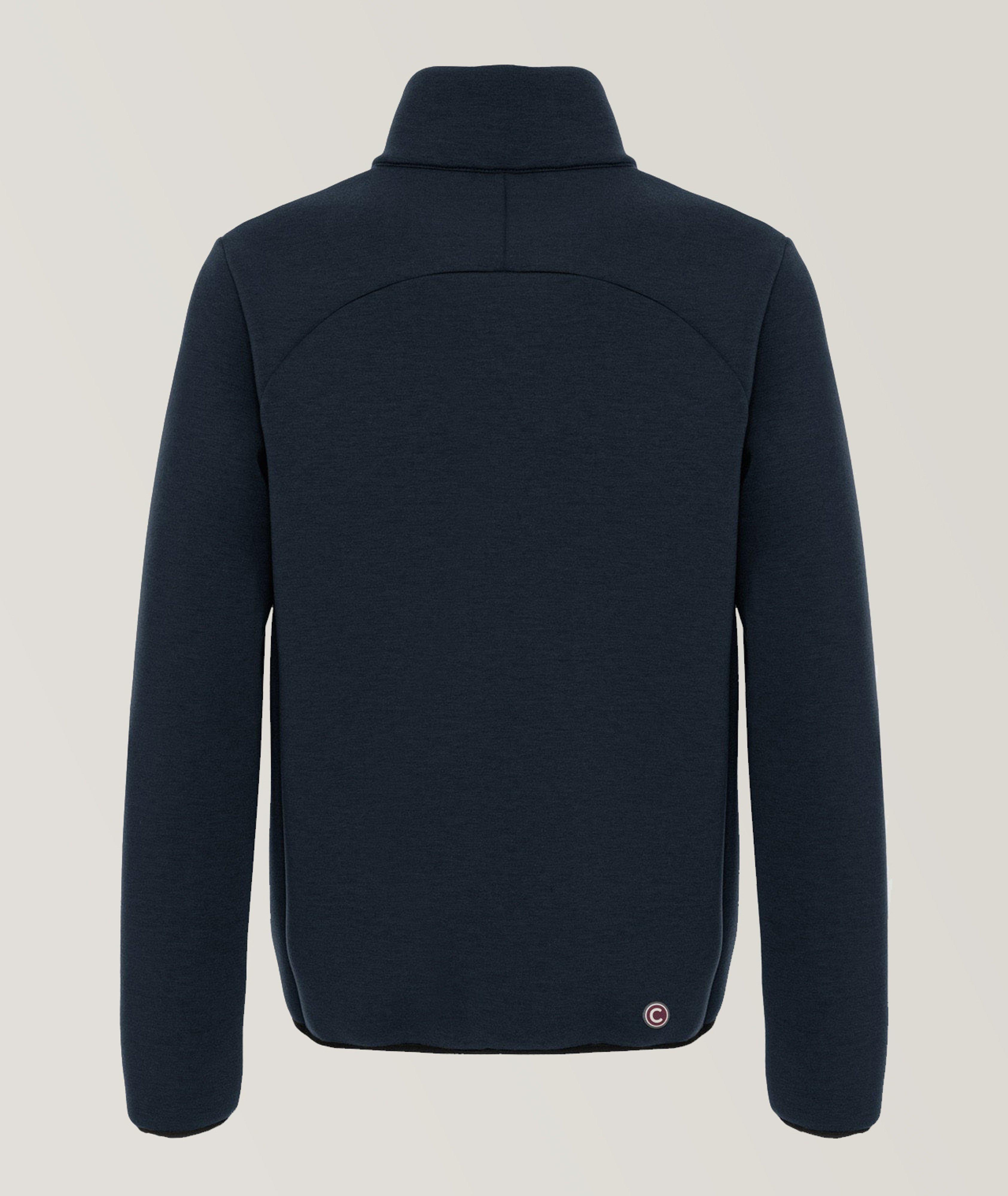 Full-Zip Scuba Effect Sweater image 1