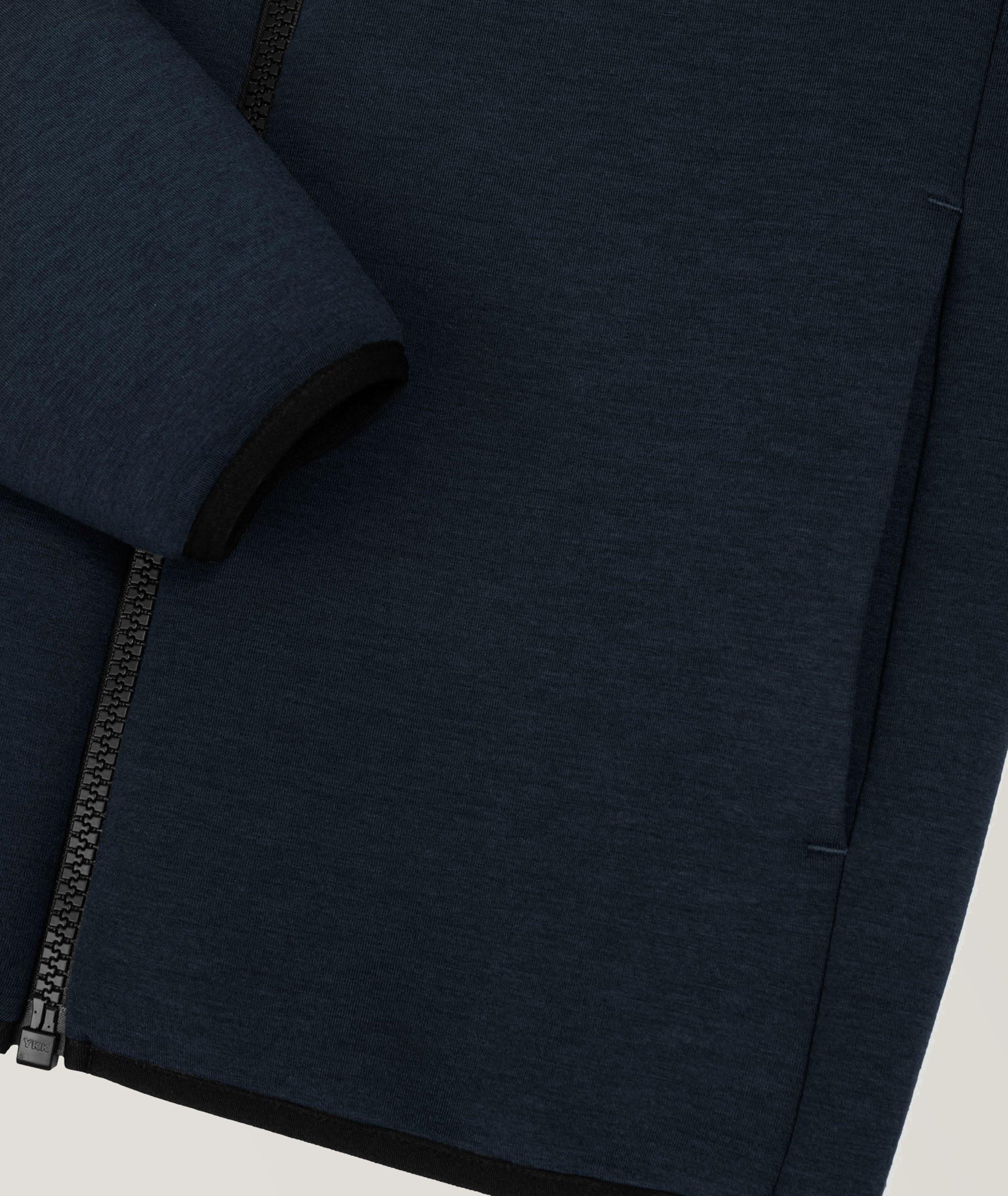 Full-Zip Scuba Effect Sweater image 2