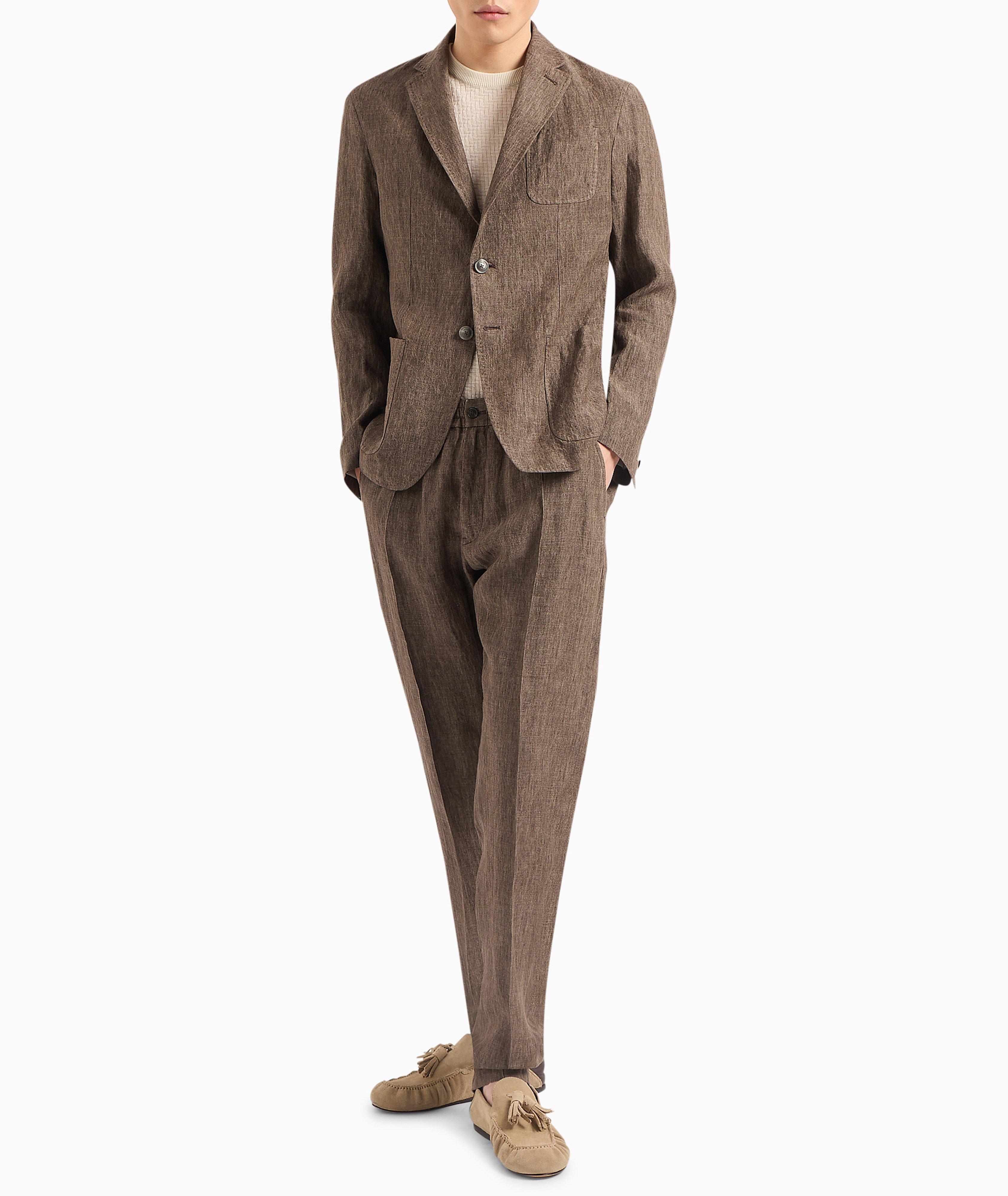 Crepe Delave Linen Trousers image 4