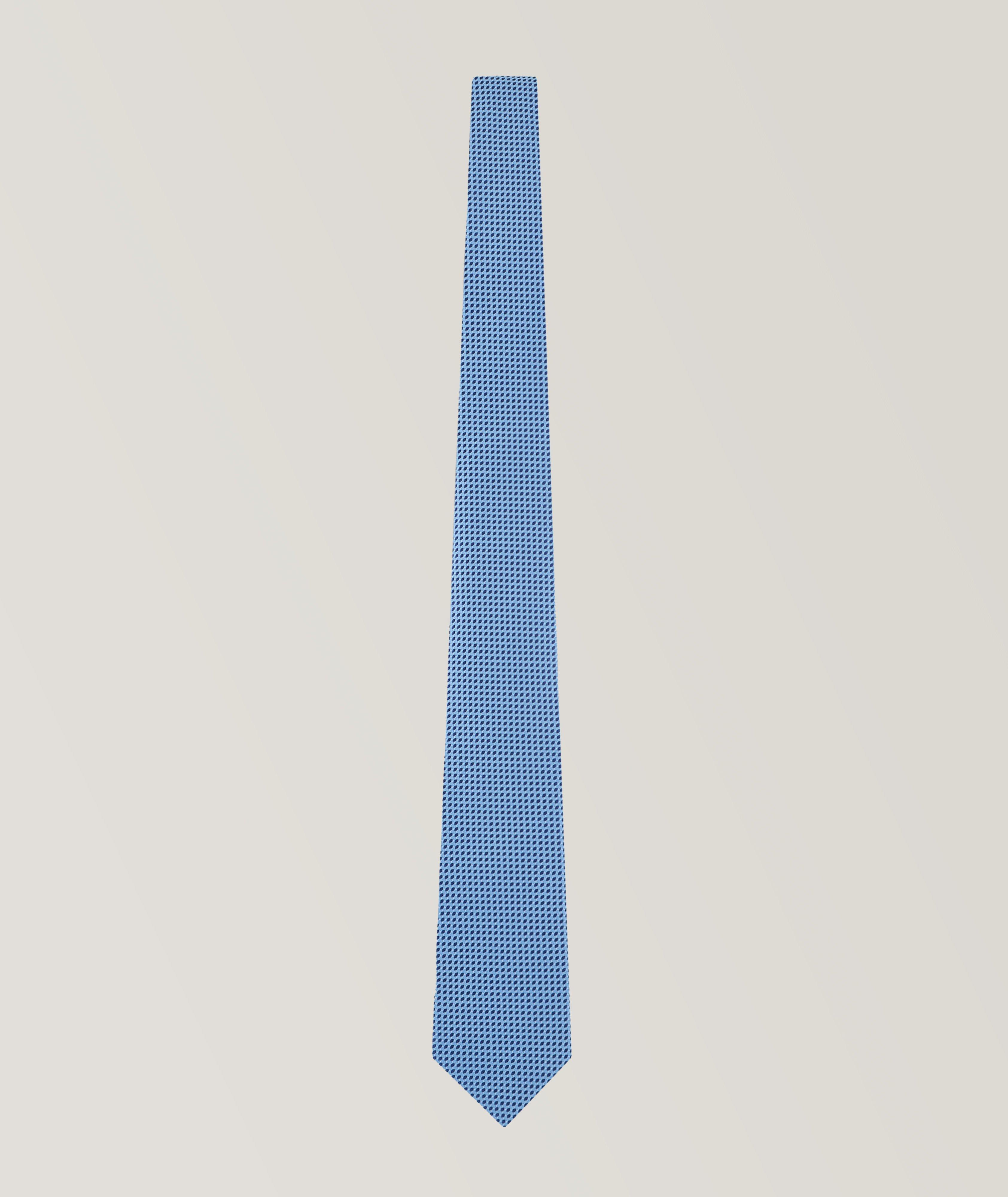 Chevron Jacquard Silk Tie  image 0