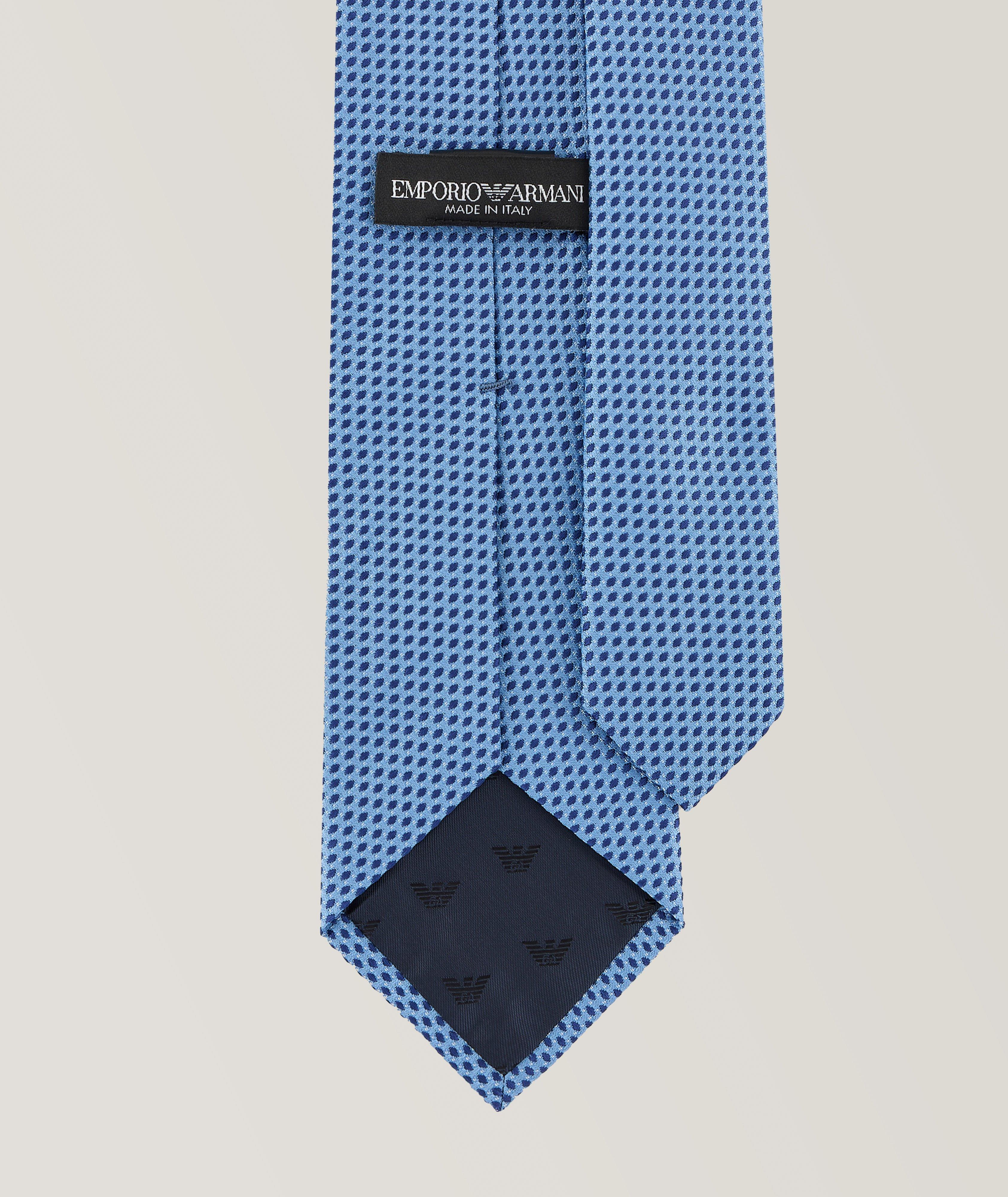 Chevron Jacquard Silk Tie  image 1